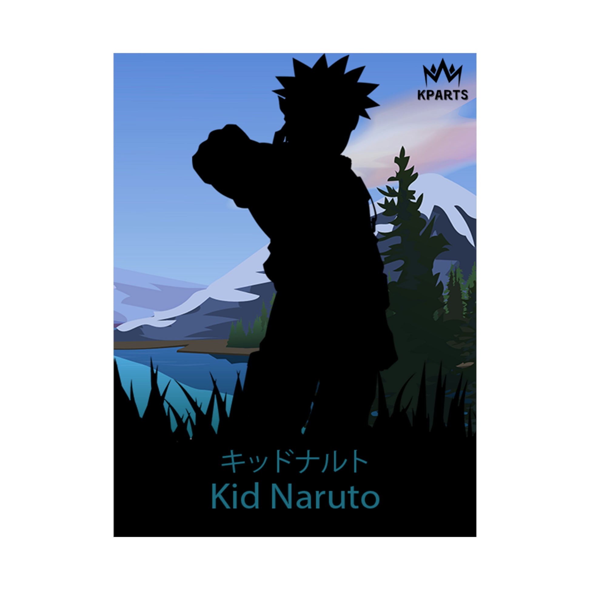 Naruto Uzumaki (Kid) Minimalist Poster #11 - Collective Prints