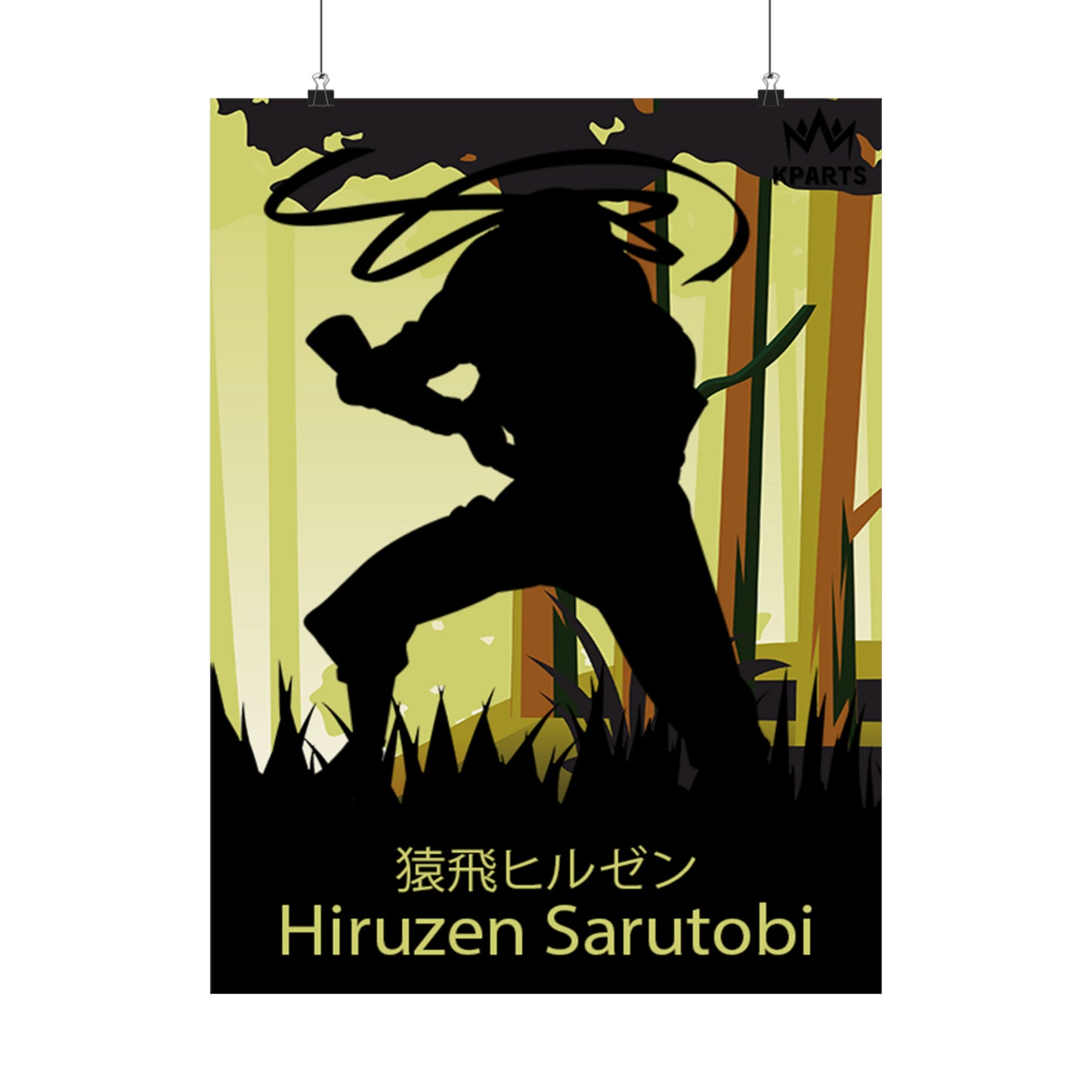 Hiruzen Sarutobi Minimalist Poster #2