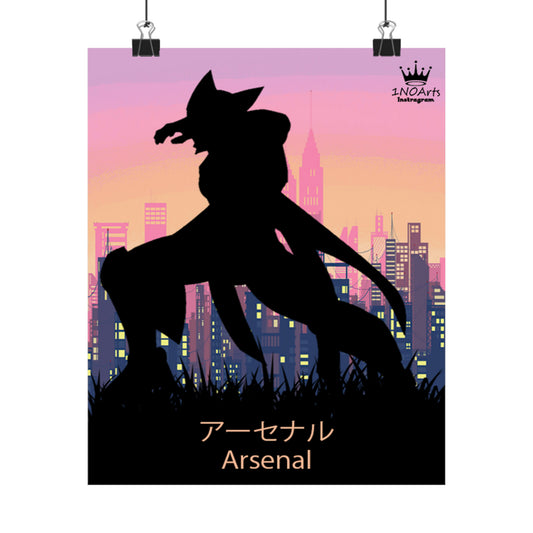 Arsenal Silhouette Poster #1 - Collective Prints