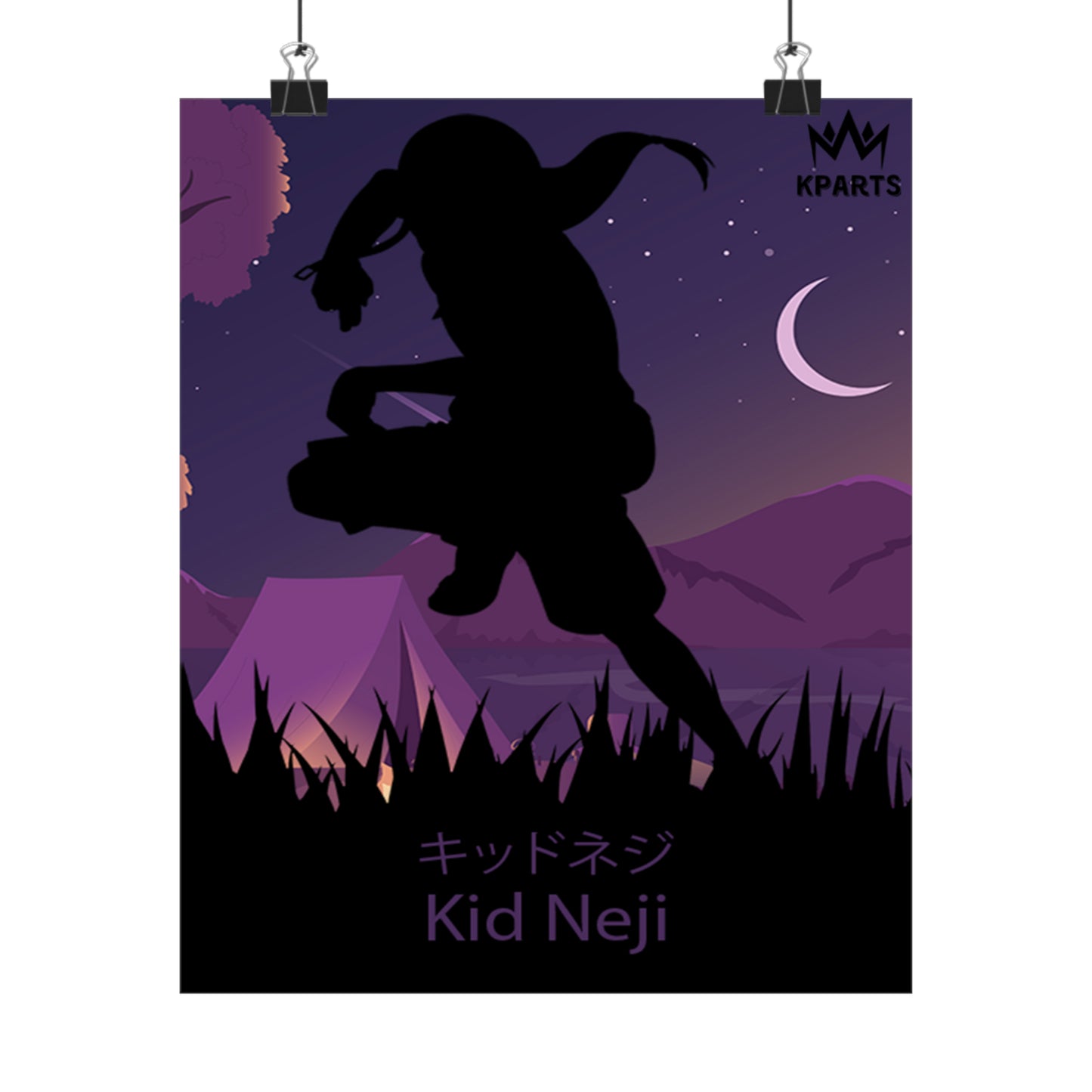 Neji Hyuga (Kid) Minimalist Poster #8