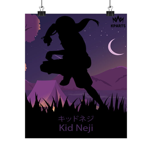 Neji Hyuga (Kid) Minimalist Poster #8