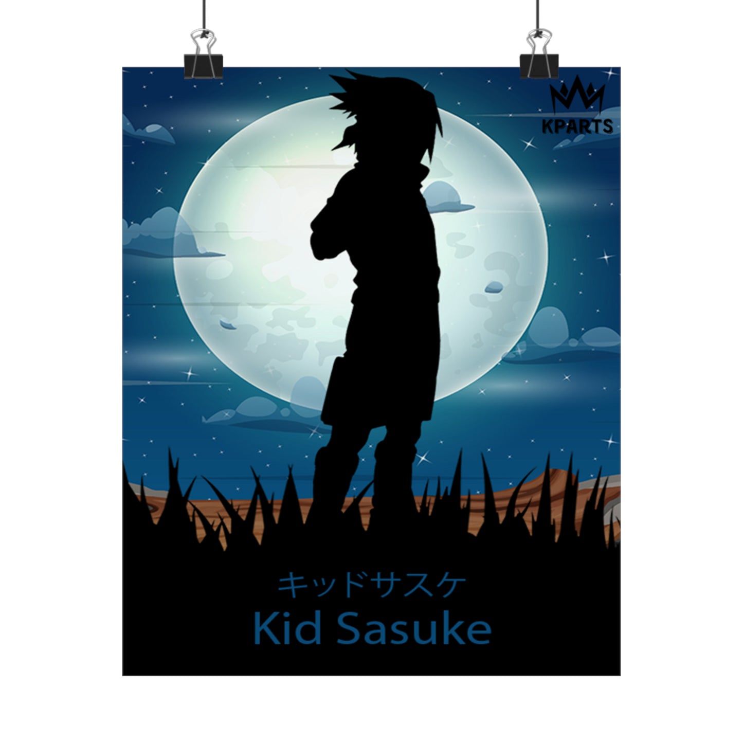 Sasuke Uchiha (Kid) Minimalist Poster #13