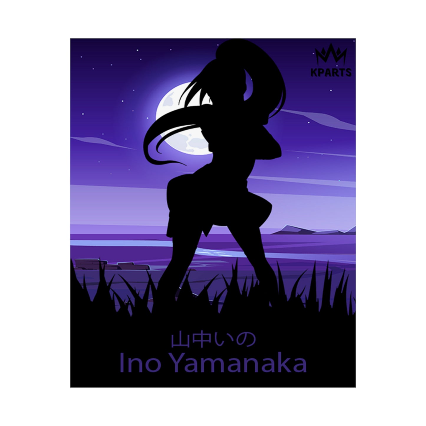 Ino Yamanaka Minimalist Poster #7