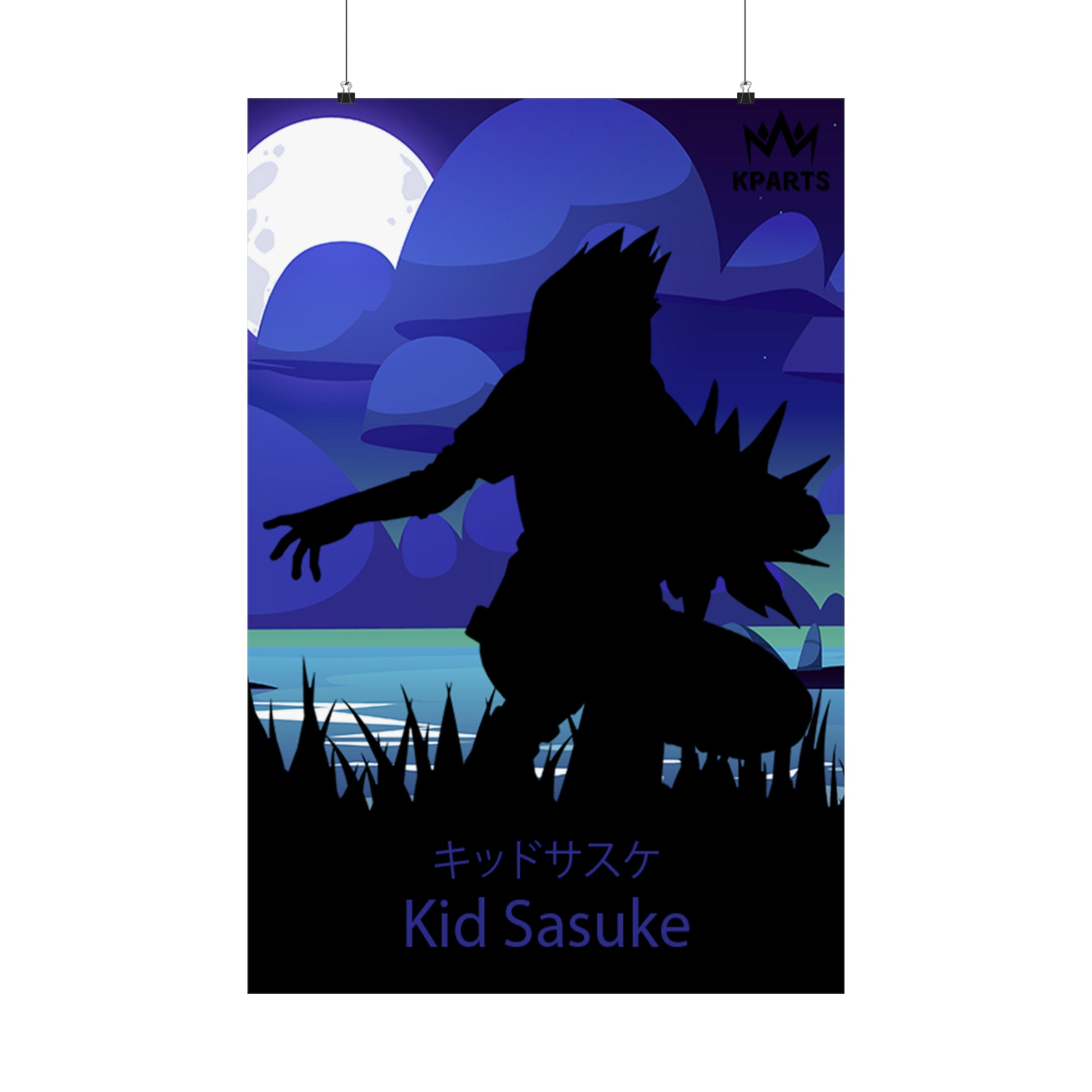 Sasuke Uchiha (Kid) Minimalist Poster #17 - Collective Prints