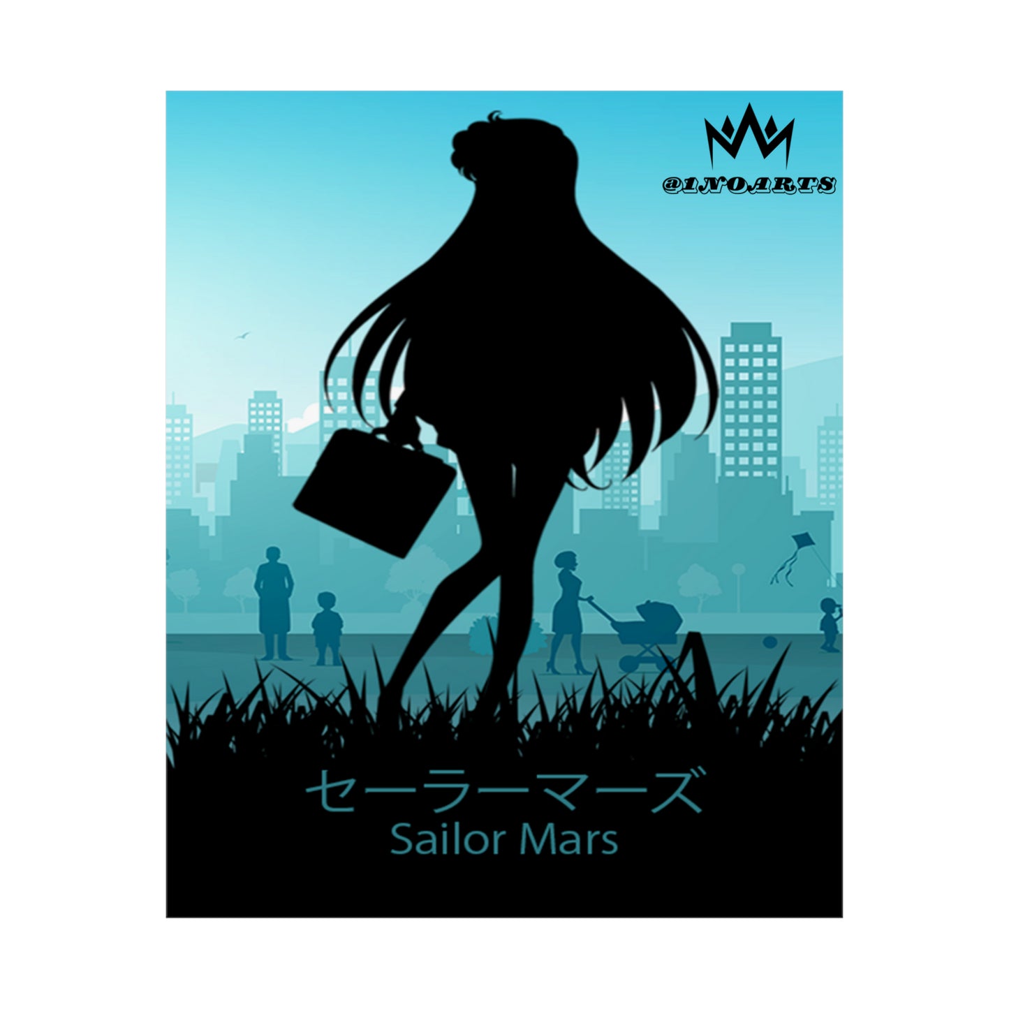 Sailor Mars Minimalist Poster #1