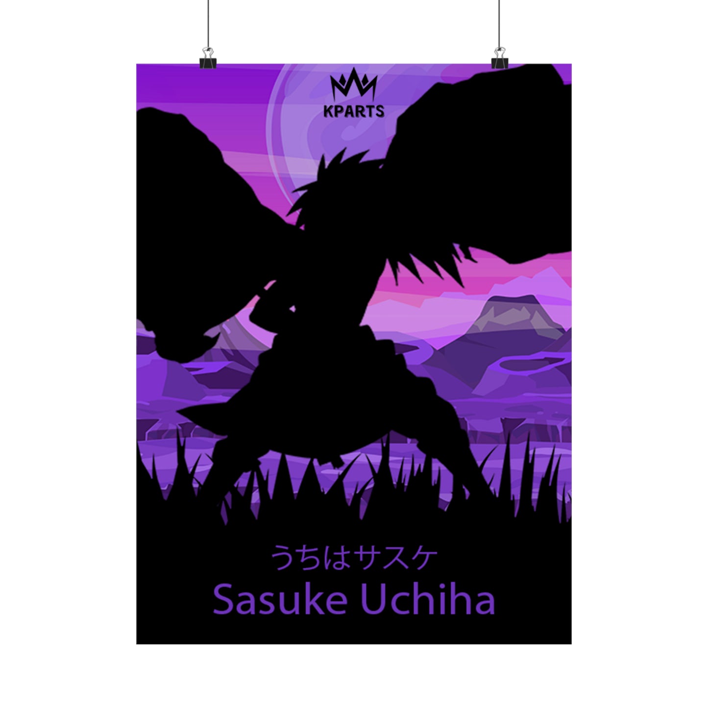 Sasuke Uchiha Minimalist Poster #8 - Collective Prints