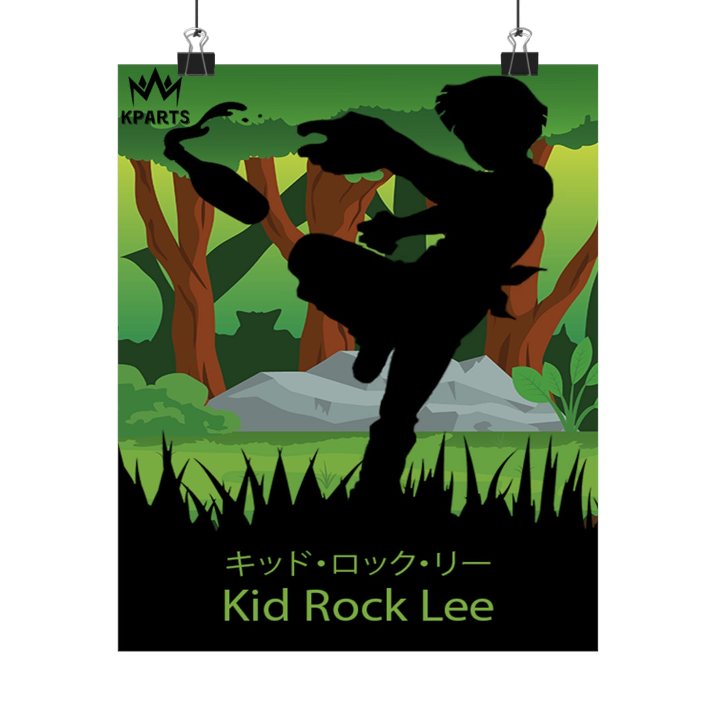 Rock Lee (Kid) Minimalist Poster #12