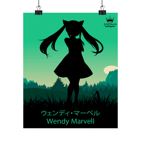 Wendy Marvell Silhouette Poster #2 - Collective Prints