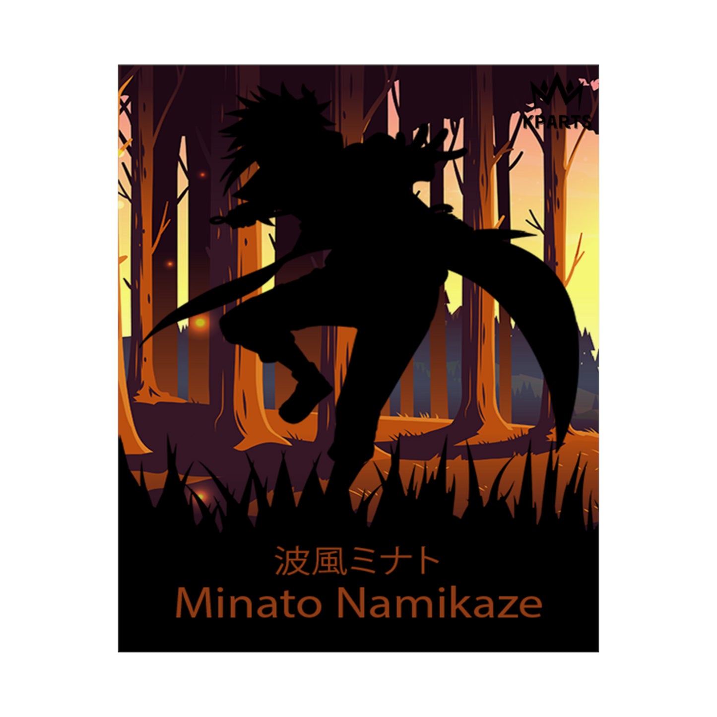 Minato Namikaze Minimalist Poster #7