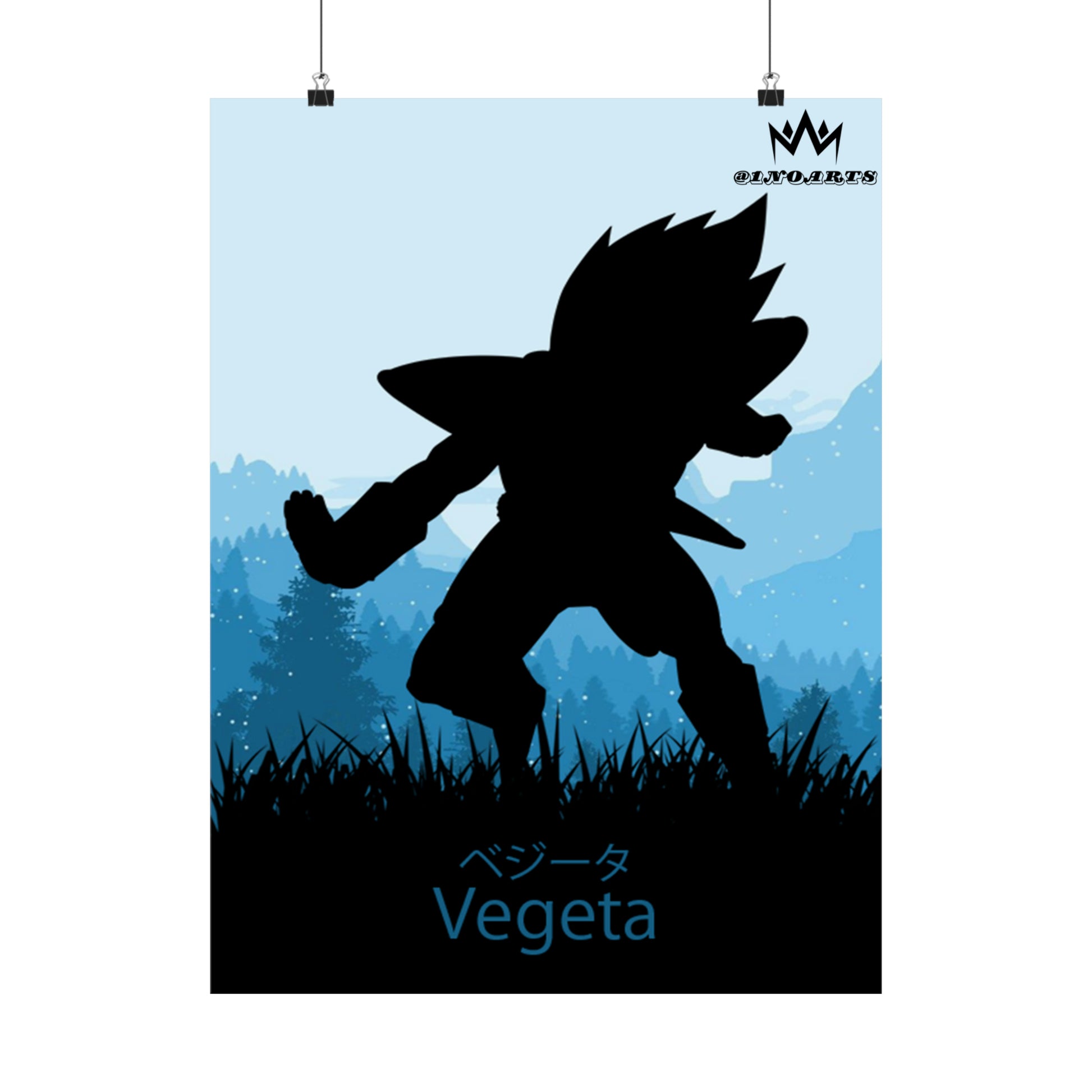 Vegeta Minimalist Poster #3 - Collective Prints