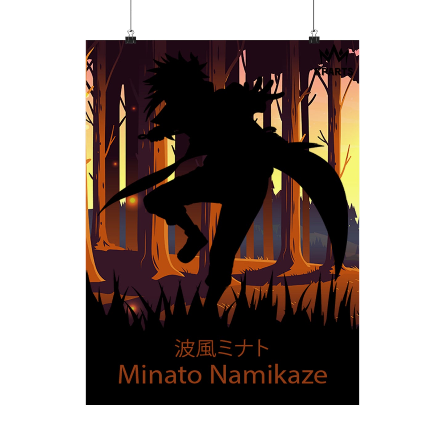 Minato Namikaze Minimalist Poster #7