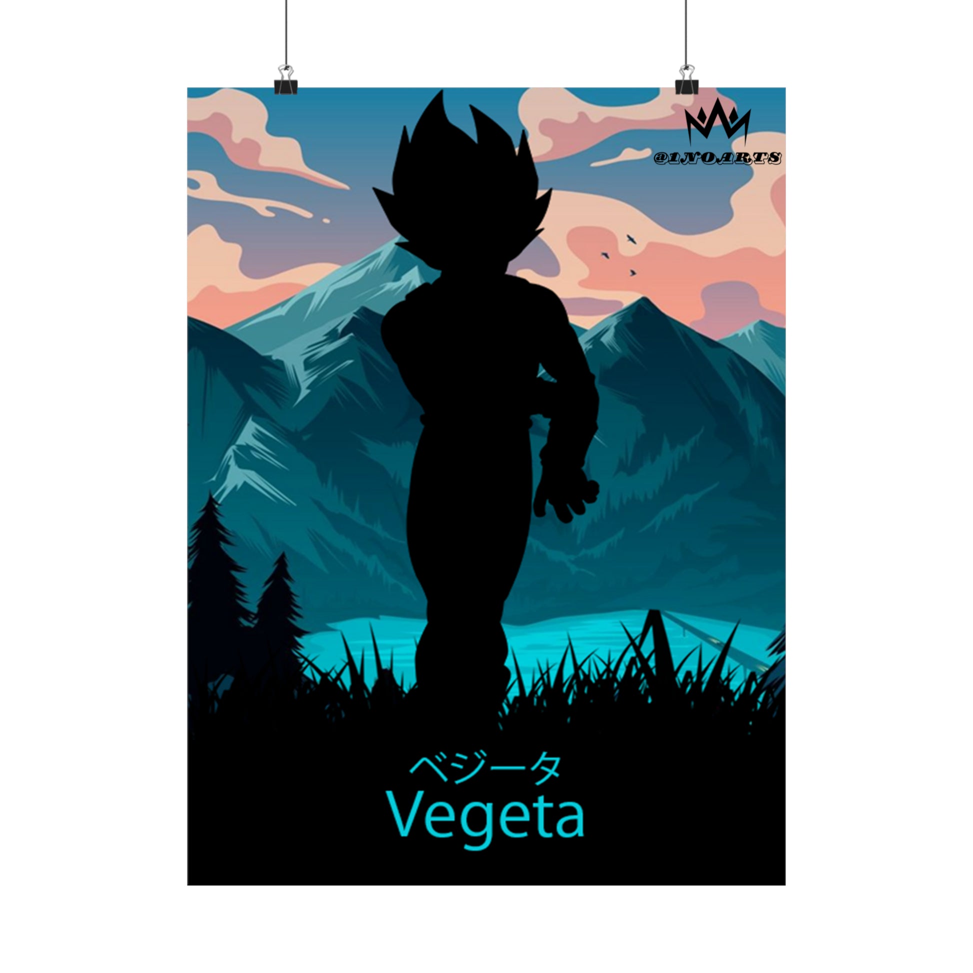 Vegeta Minimalist Poster #2 - Collective Prints