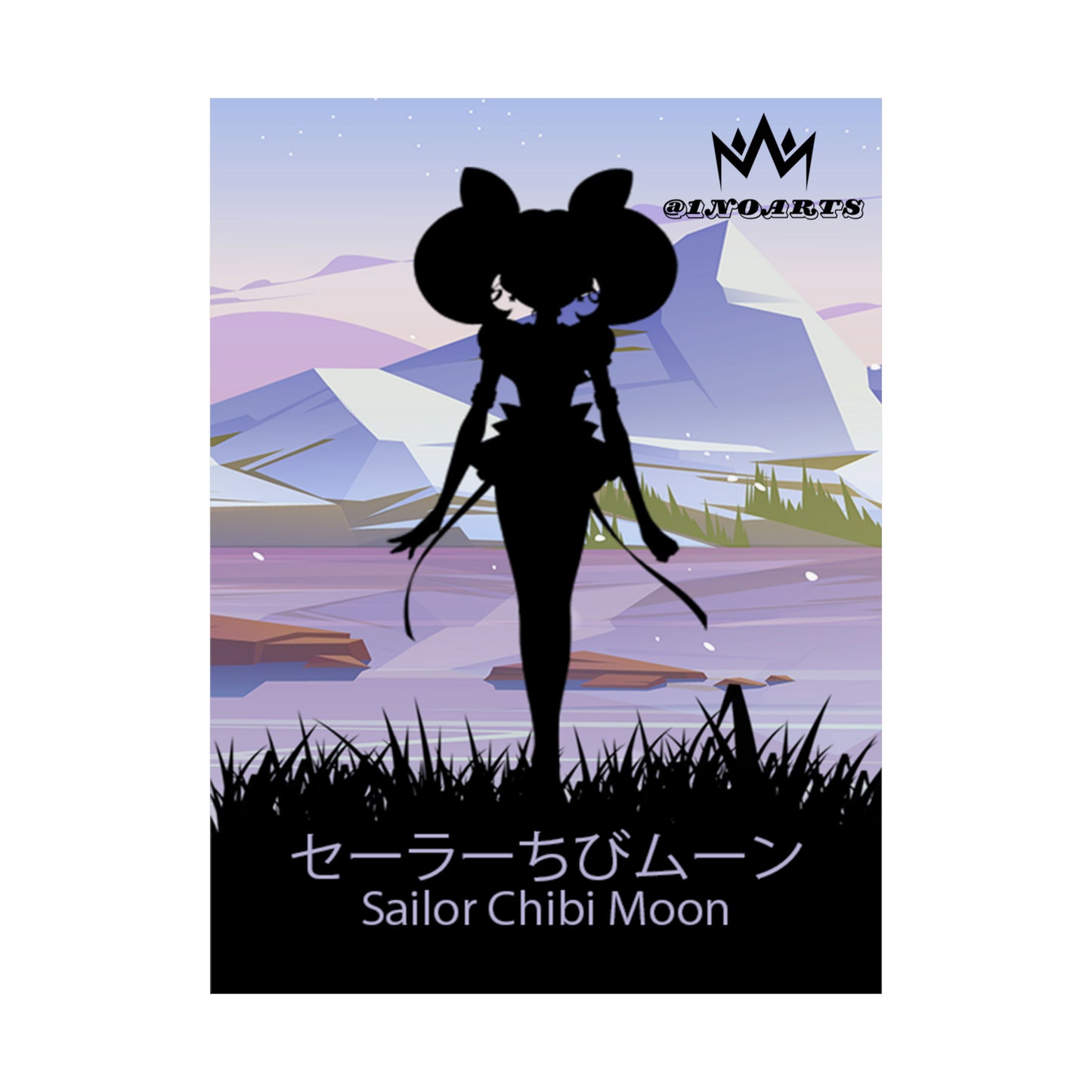 Sailor Chibi Moon Minimalist Poster #2