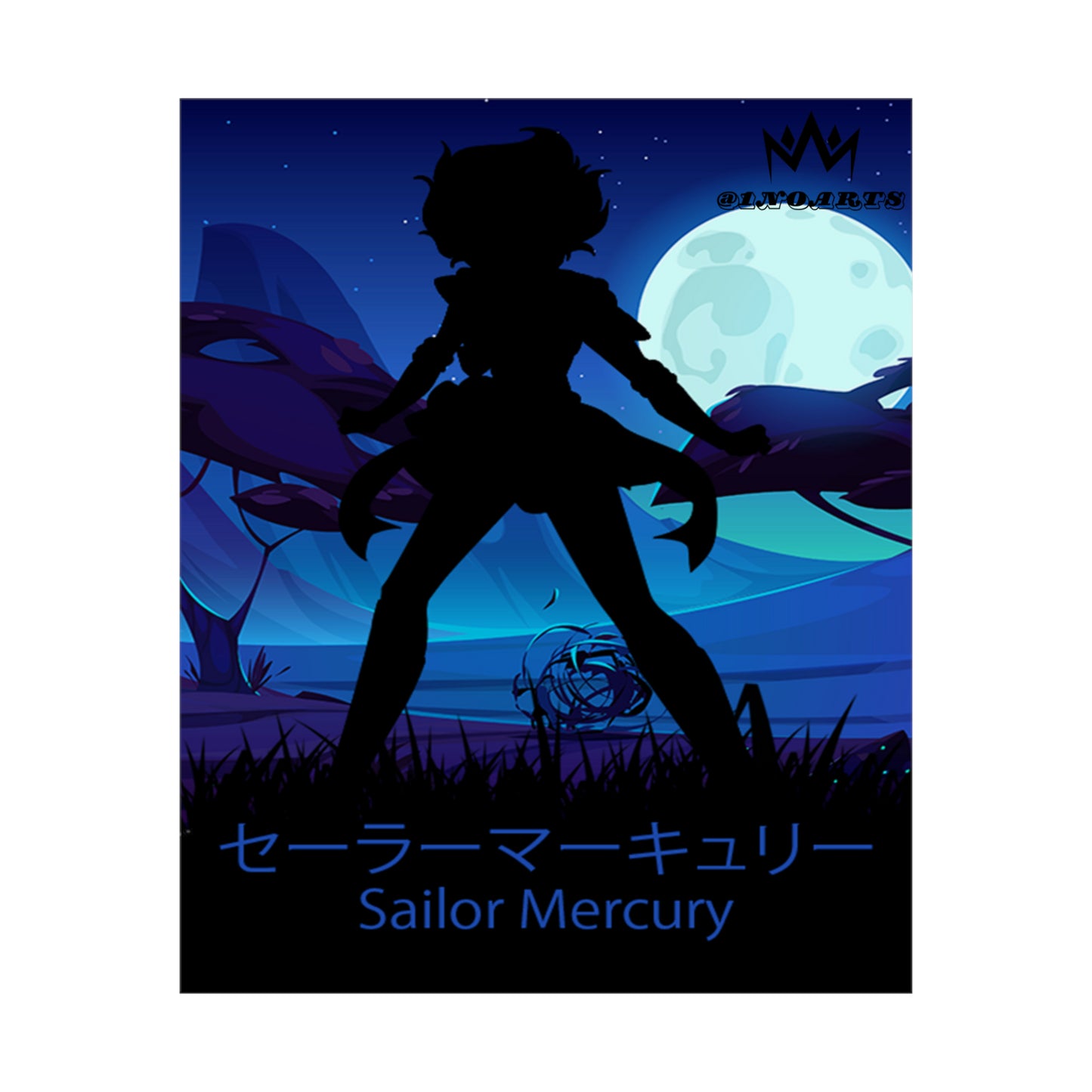 Sailor Mercury Minimalist Poster #2