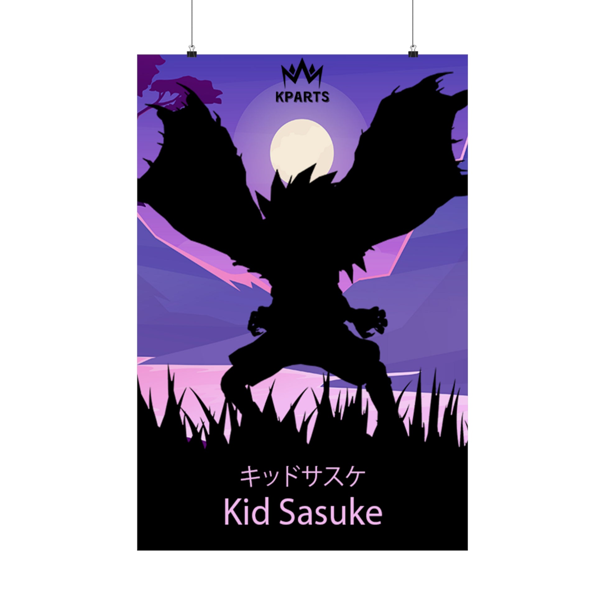 Sasuke Uchiha (Kid) Minimalist Poster #16 - Collective Prints