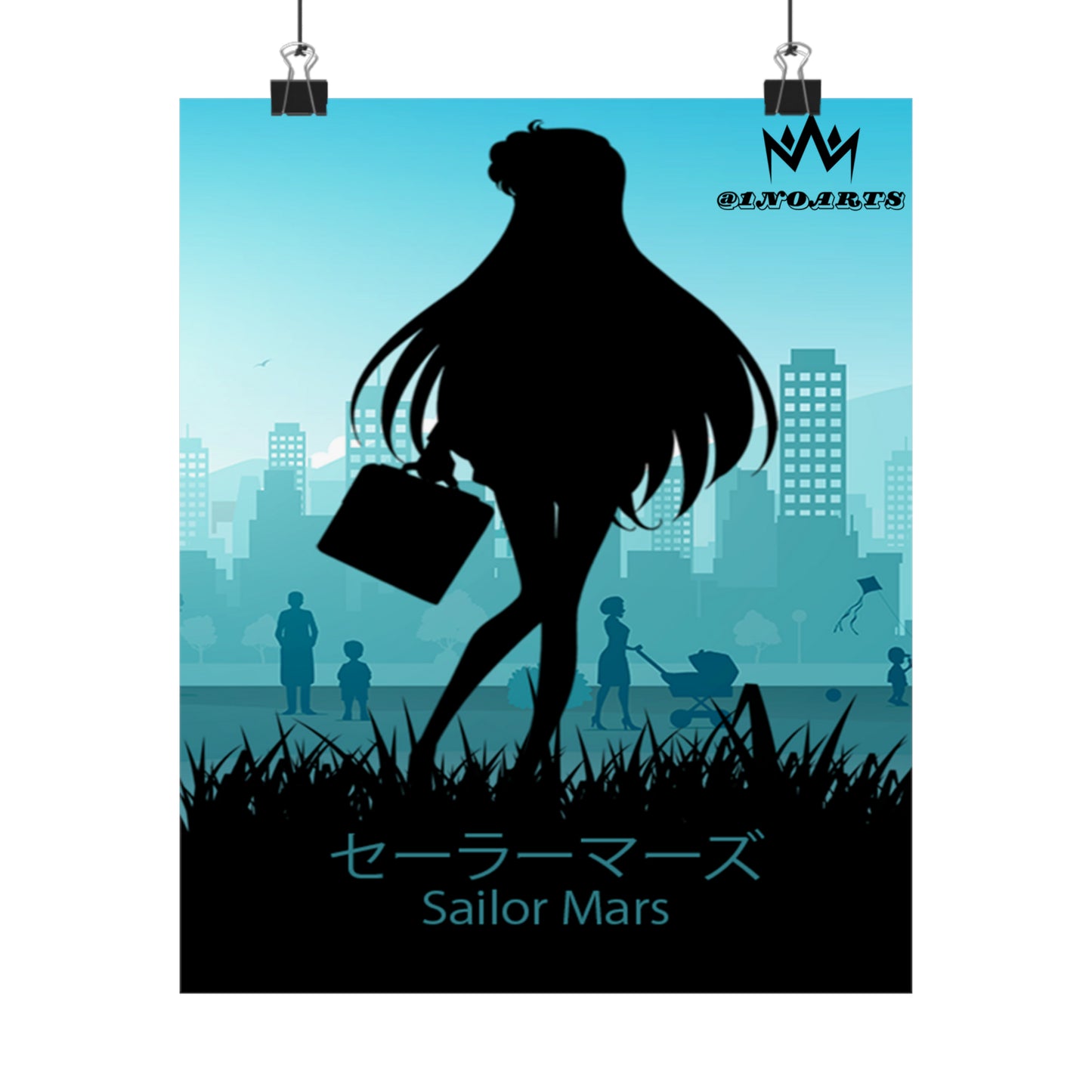 Sailor Mars Minimalist Poster #1