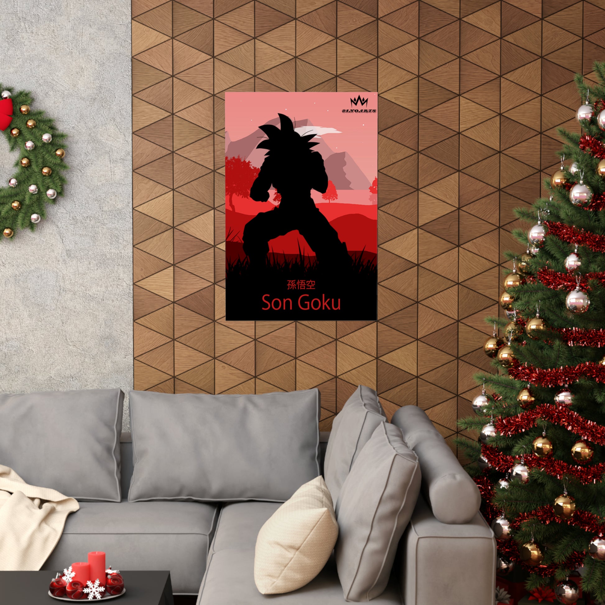 Son Goku Silhouette Poster #9 - Collective Prints