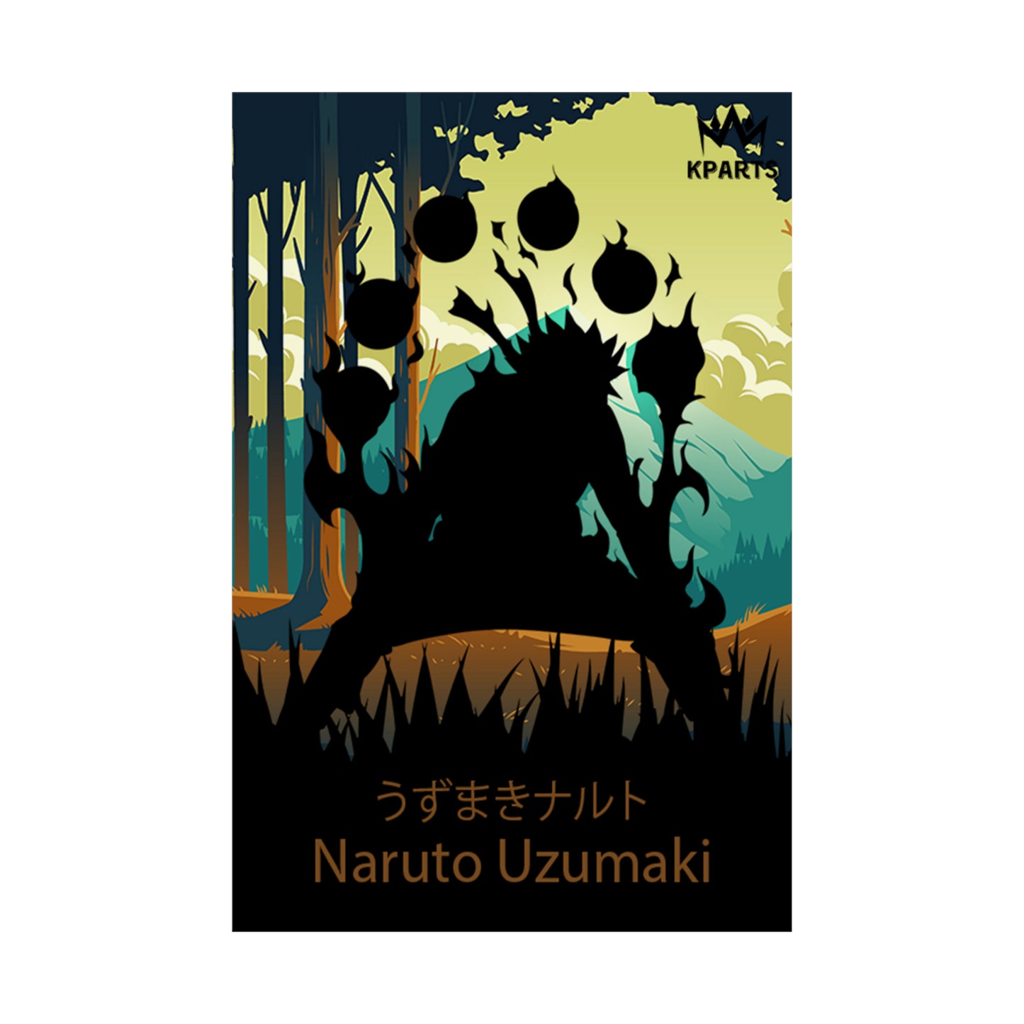 Naruto Uzumaki Minimalist Poster #3 - Collective Prints