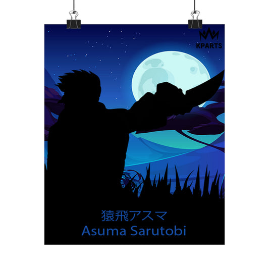 Asuma Sarutobi Minimalist Poster #5