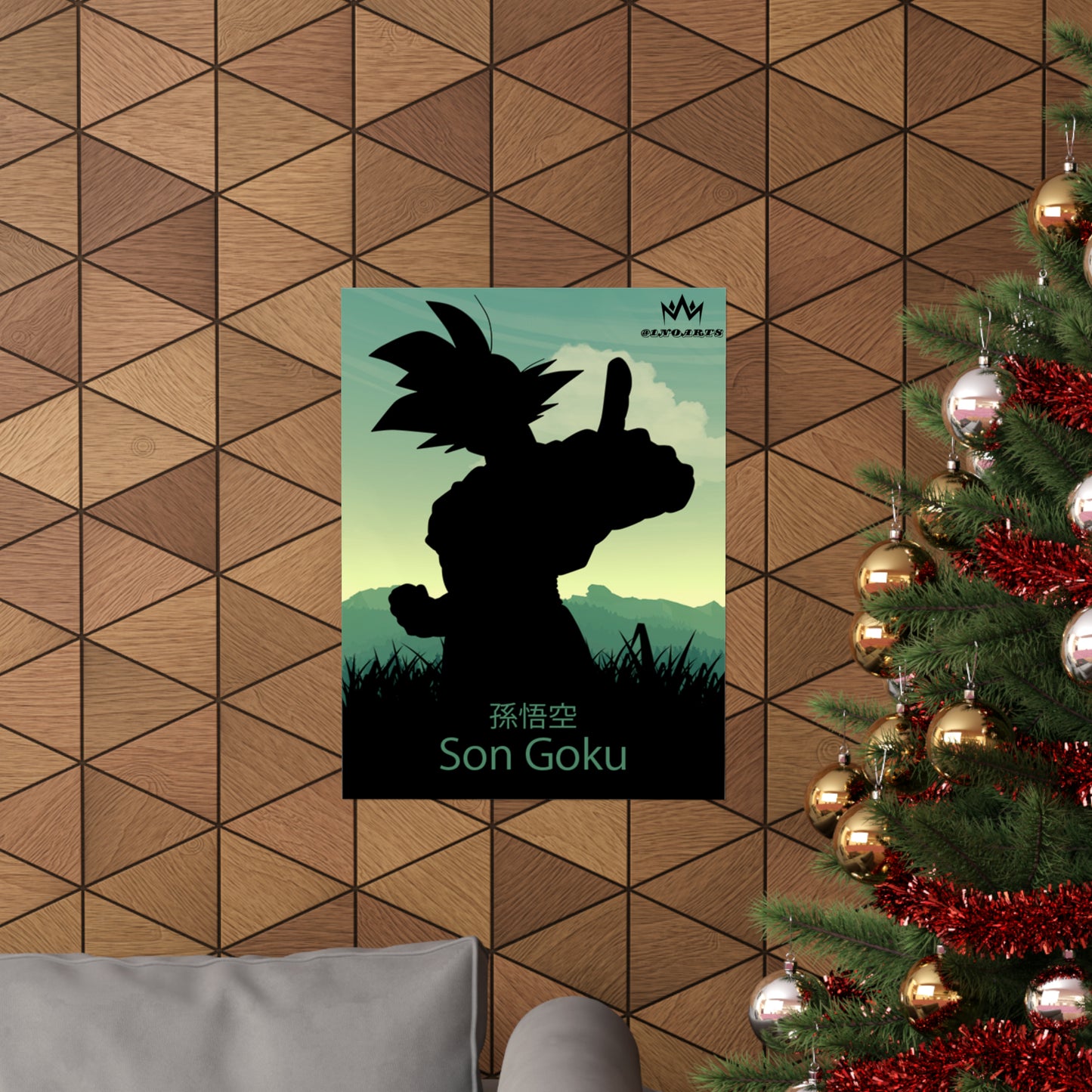 Son Goku Silhouette Poster #6 - Collective Prints