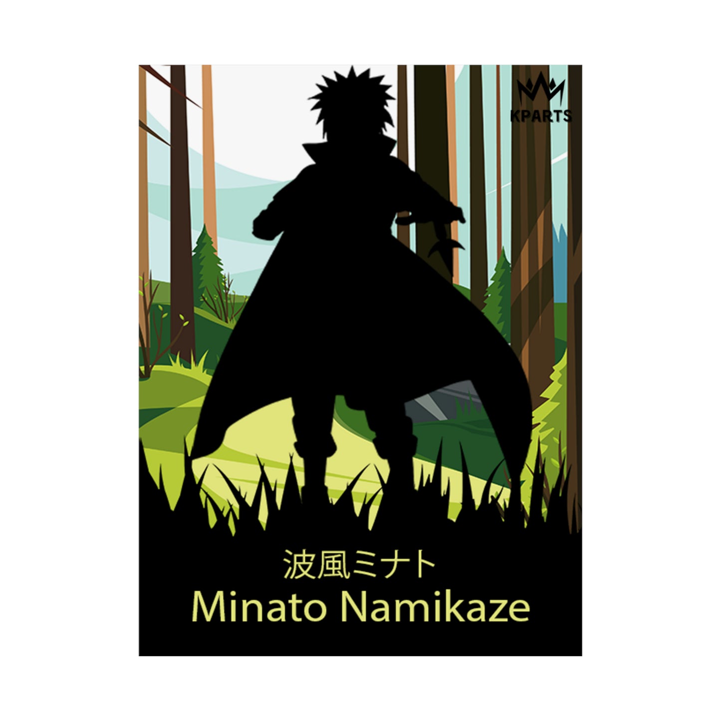 Minato Namikaze Minimalist Poster #9