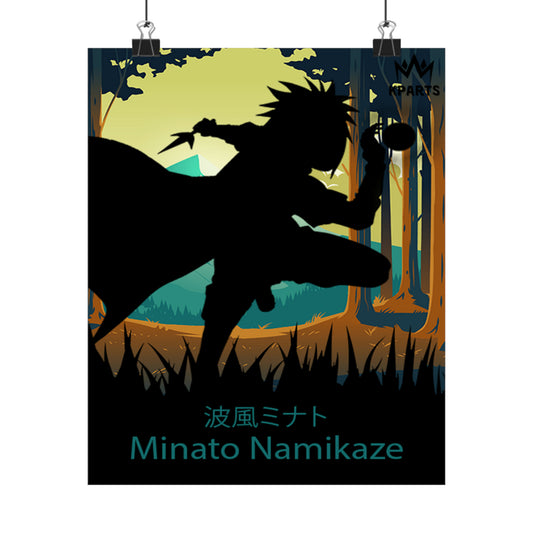 Minato Namikaze Minimalist Poster #6