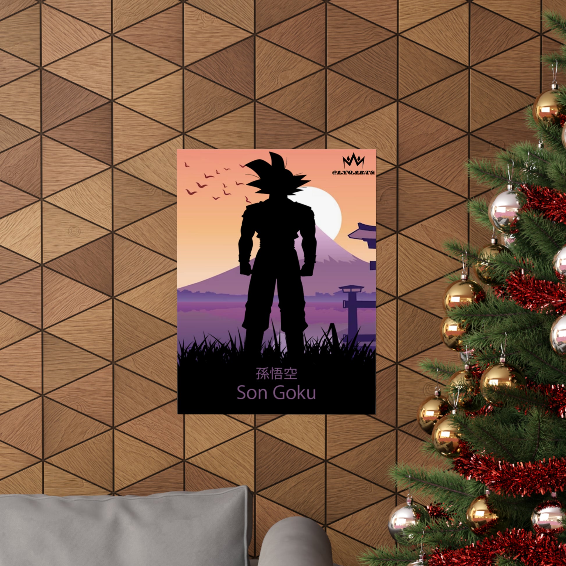 Son Goku Silhouette Poster #2 - Collective Prints