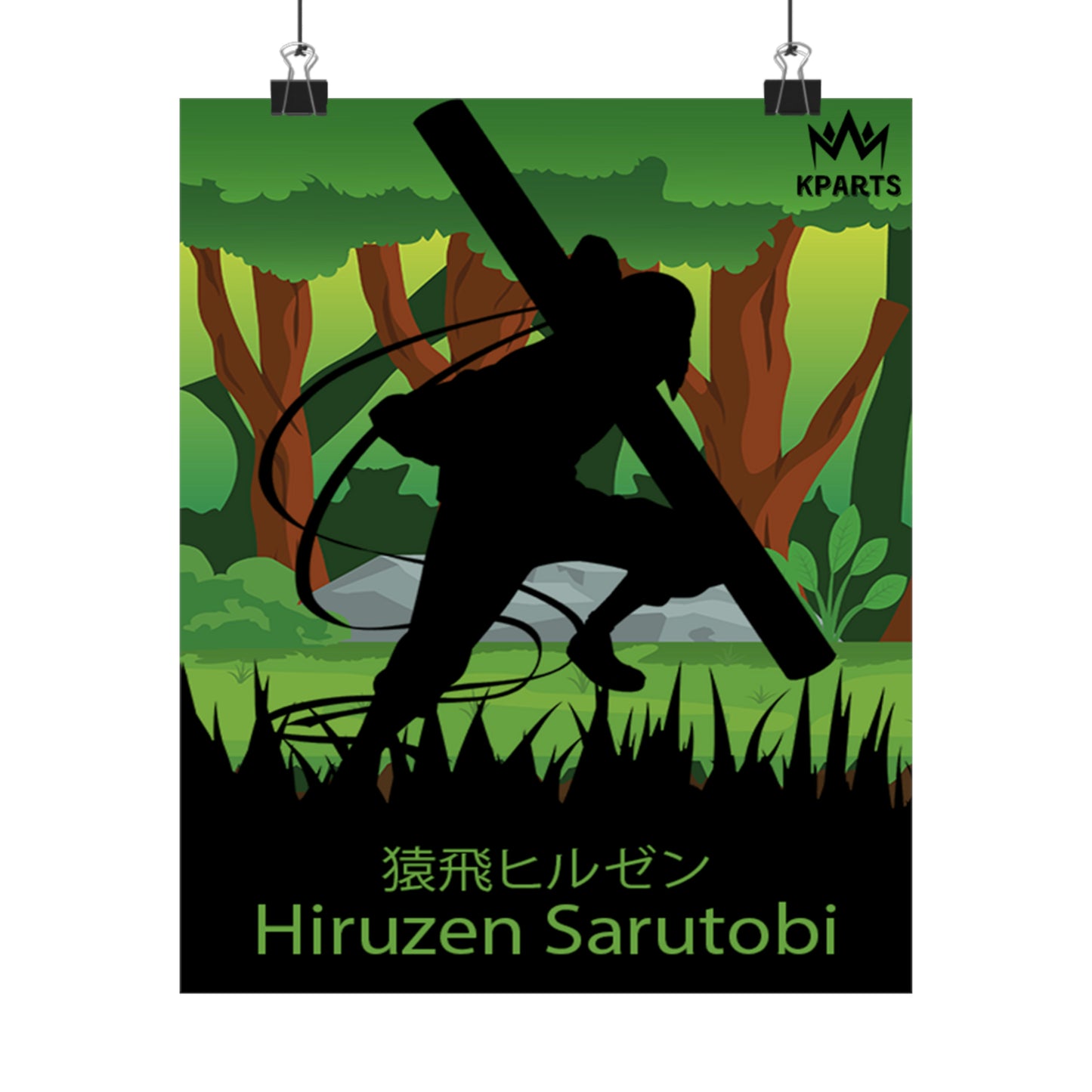 Hiruzen Sarutobi Minimalist Poster #3