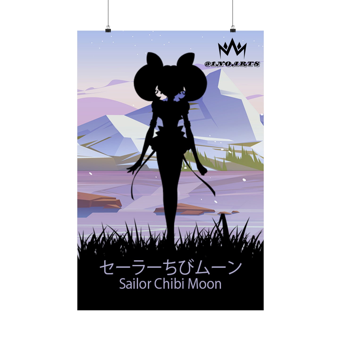 Sailor Chibi Moon Minimalist Poster #2