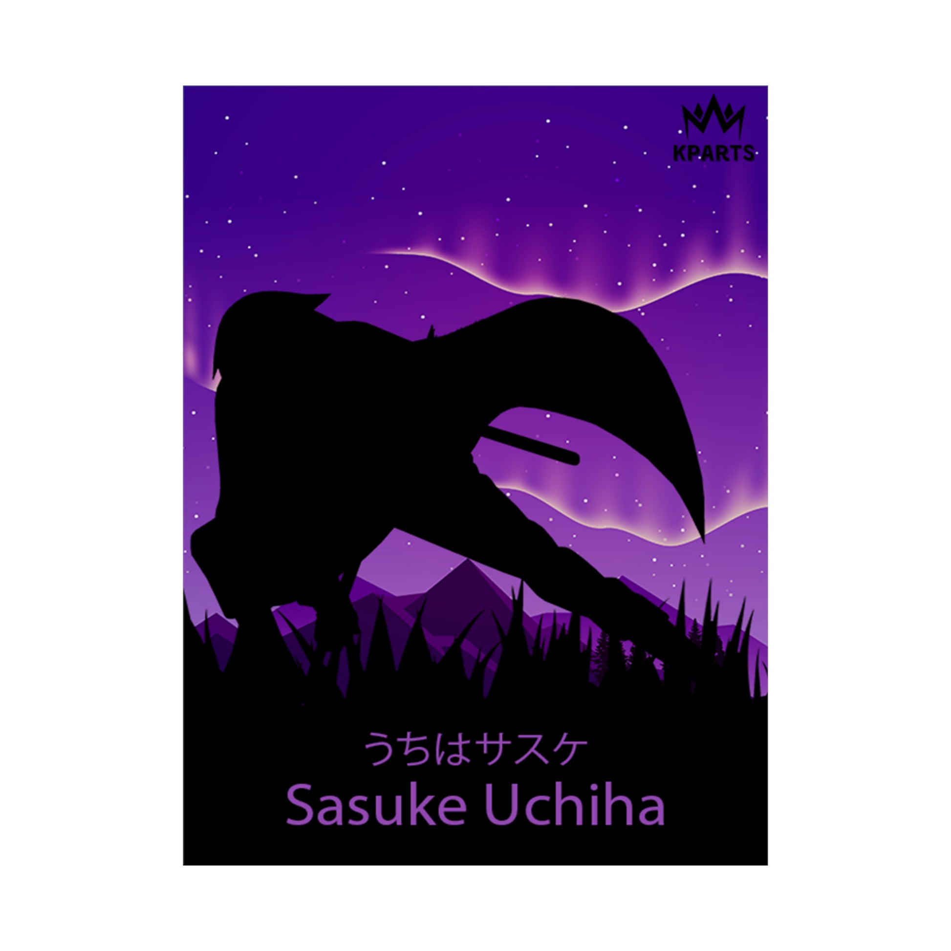 Sasuke Uchiha Minimalist Poster #2 - Collective Prints