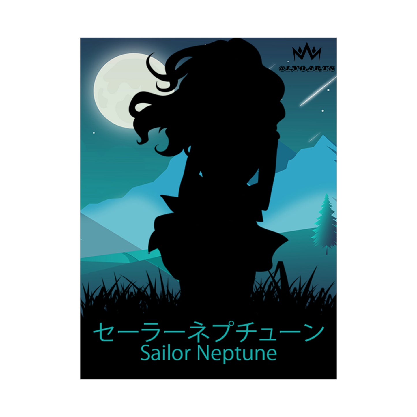 Sailor Neptune Minimalist Poster #5 - Collective Prints