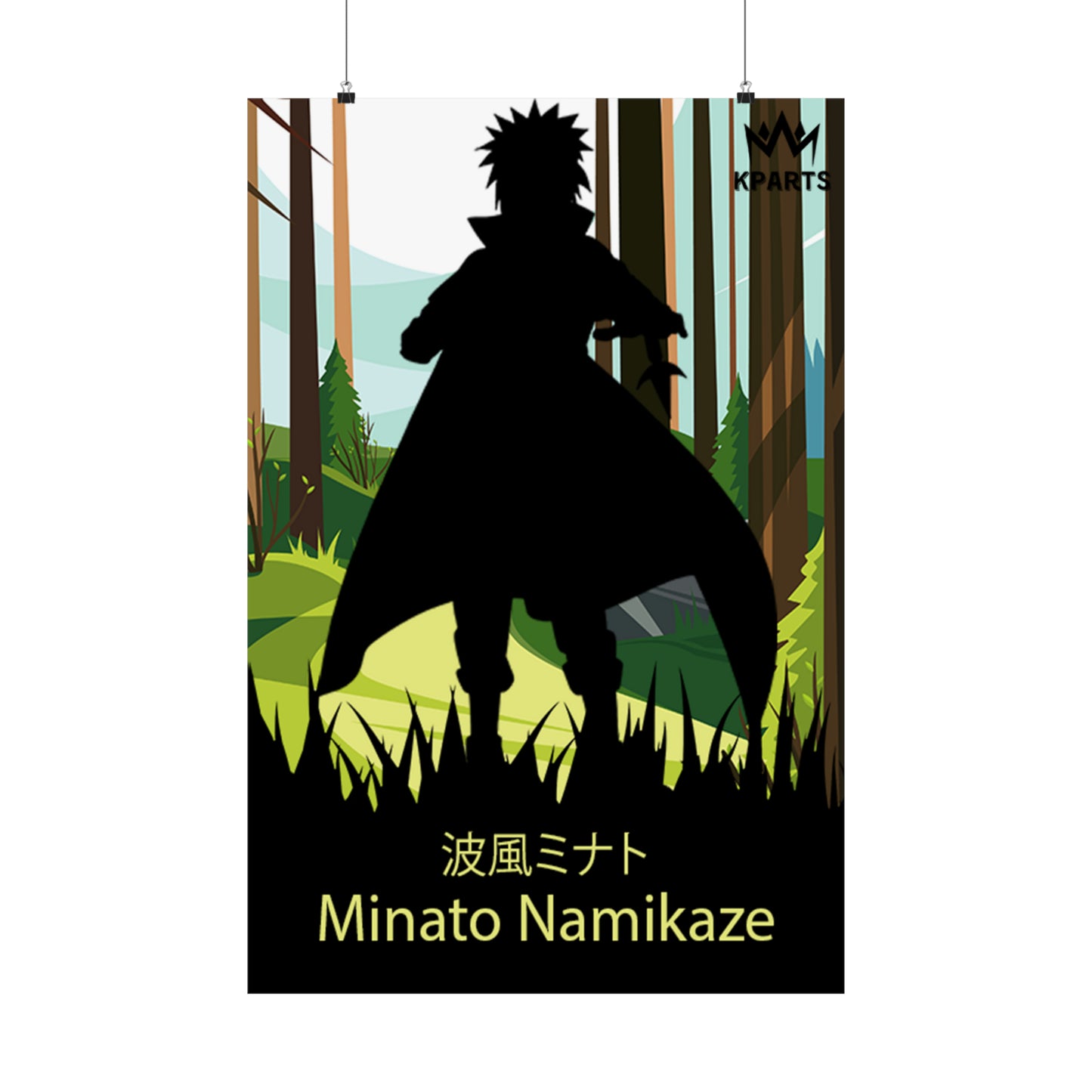 Minato Namikaze Minimalist Poster #9