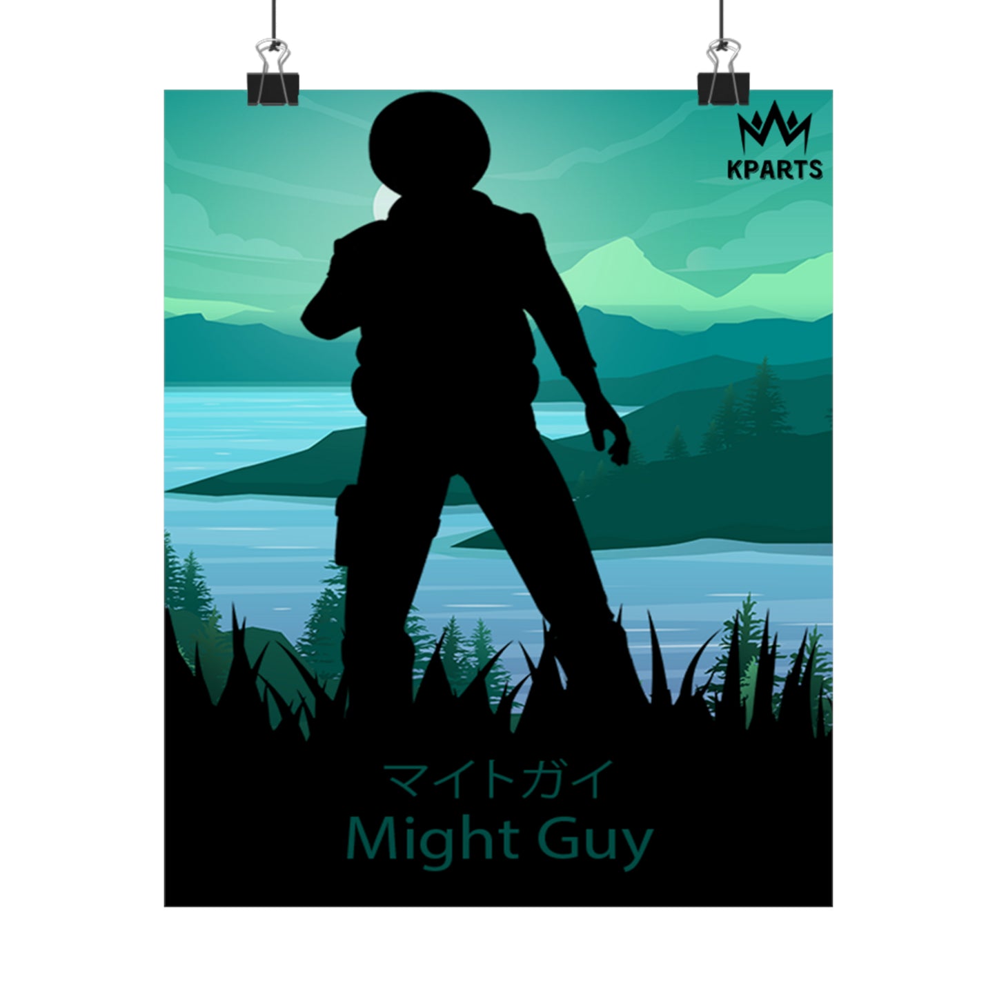 Might Guy Minimalist Poster #1