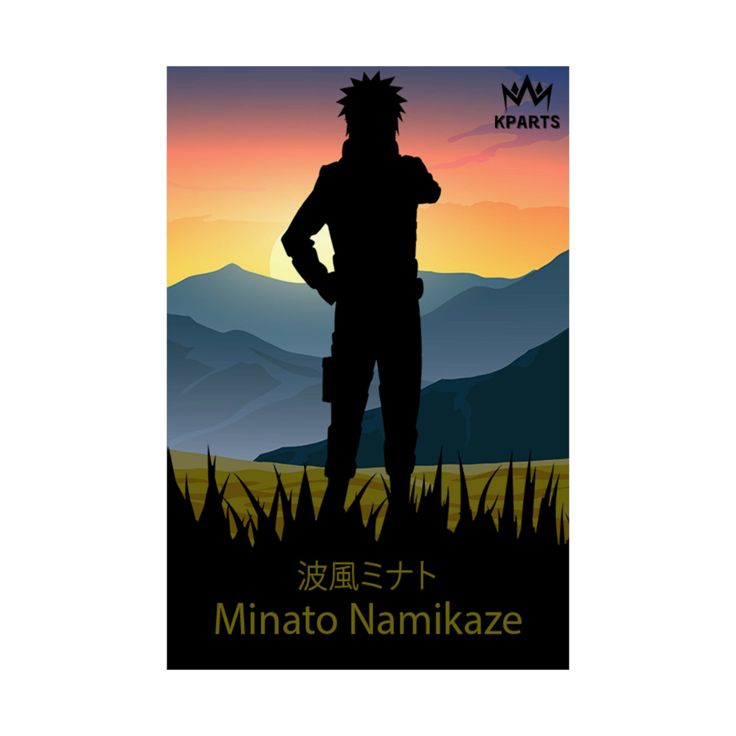 Minato Namikaze Minimalist Poster #3