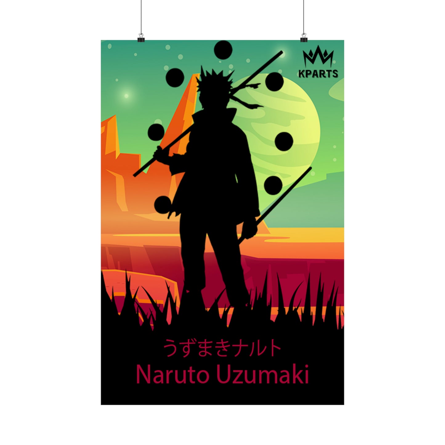 Naruto Uzumaki Minimalist Poster #4 - Collective Prints