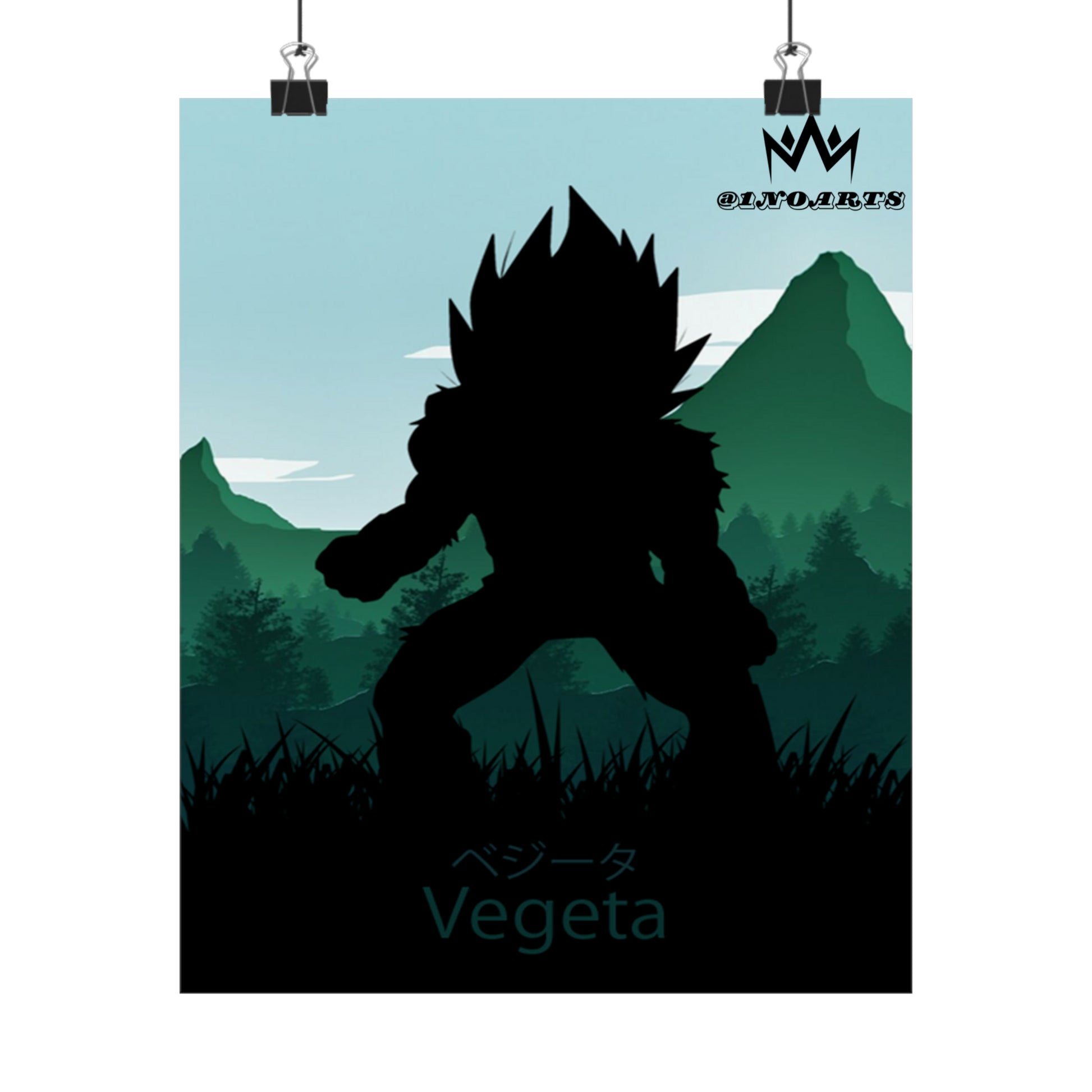 Vegeta Minimalist Poster #5 - Collective Prints