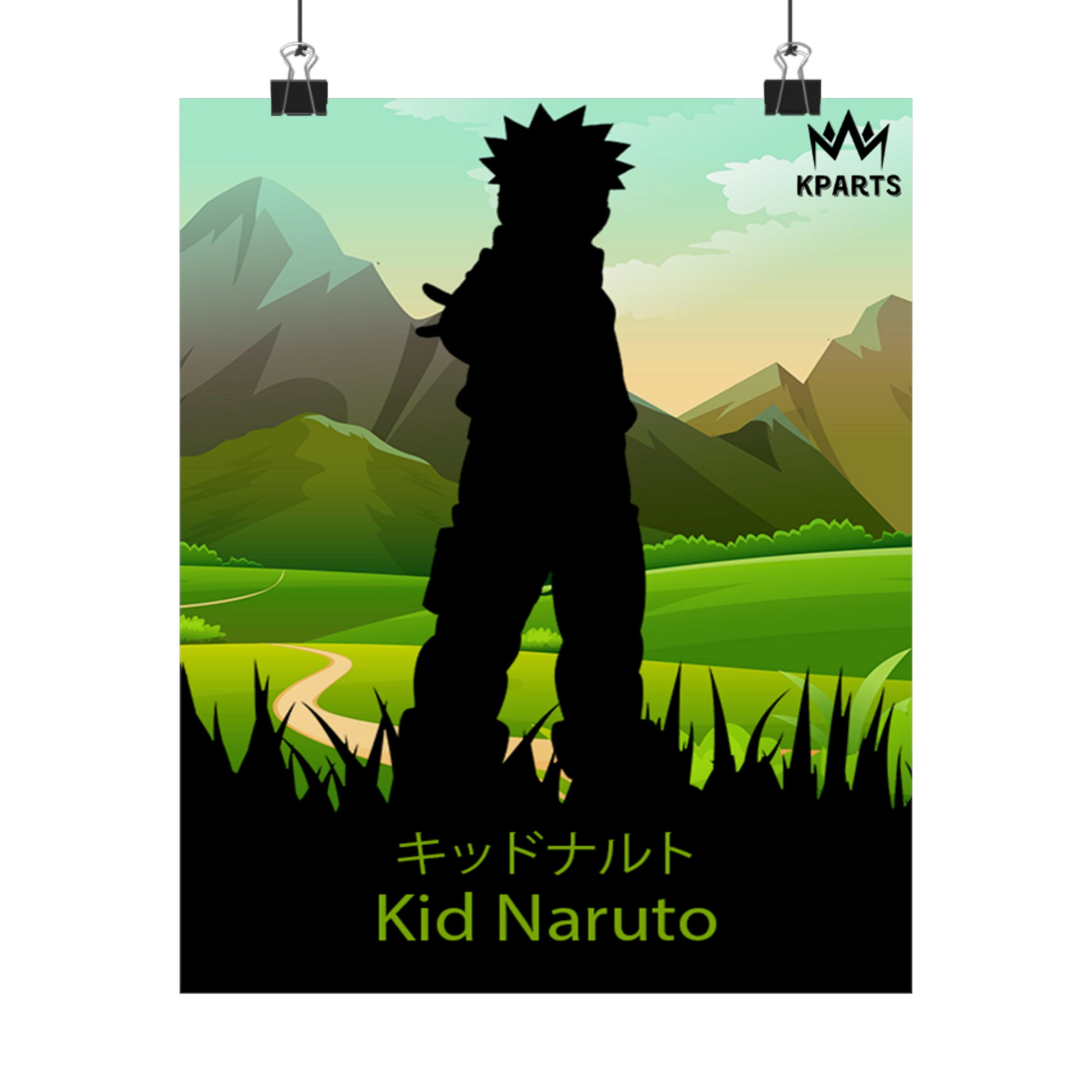 Naruto Uzumaki (Kid) Minimalist Poster #16 - Collective Prints