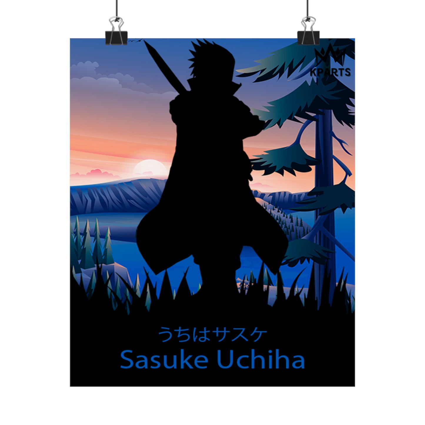 Sasuke Uchiha Minimalist Poster #9 - Collective Prints