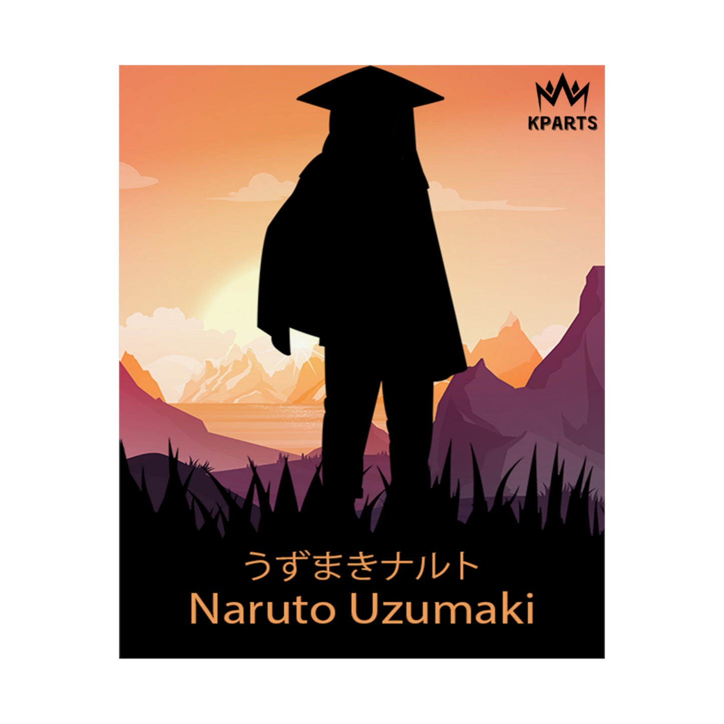 Naruto Uzumaki Minimalist Poster #7 - Collective Prints