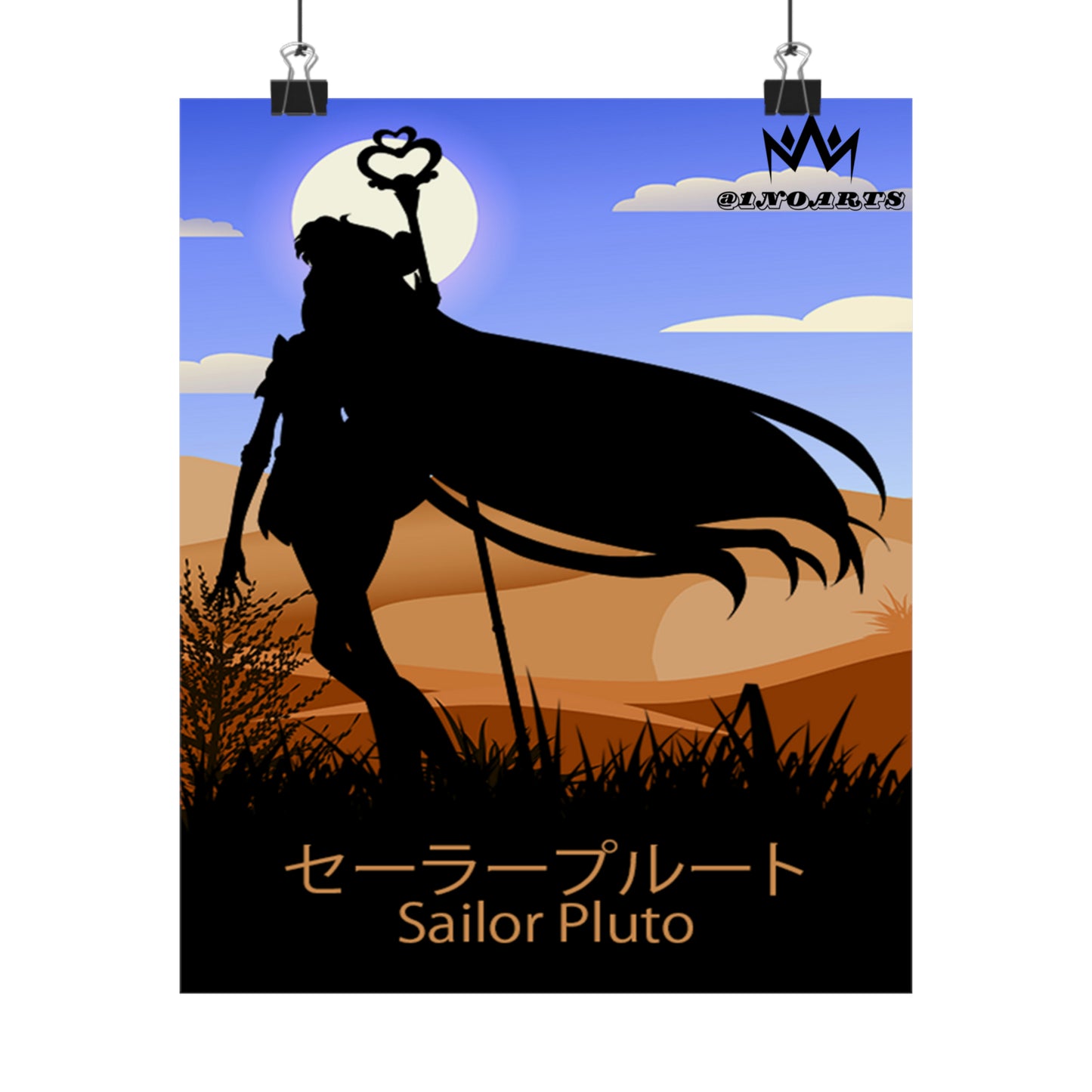 Sailor Pluto Minimalist Poster #5 - Collective Prints