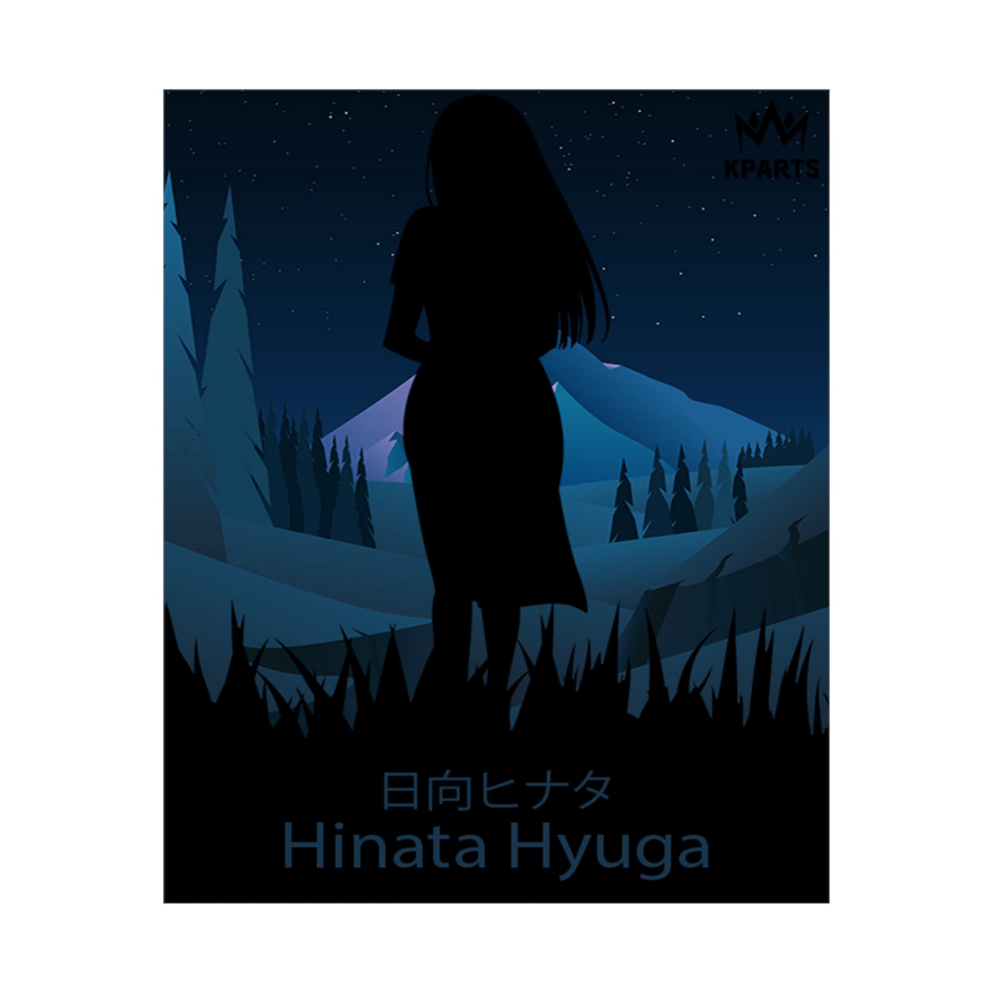 Hinata Hyuga Minimalist Poster #8