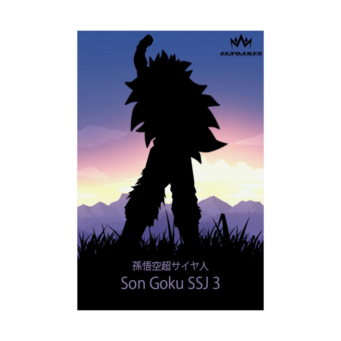 Son Goku Super Saiyan 3 Minimalist Poster #1 - Collective Prints