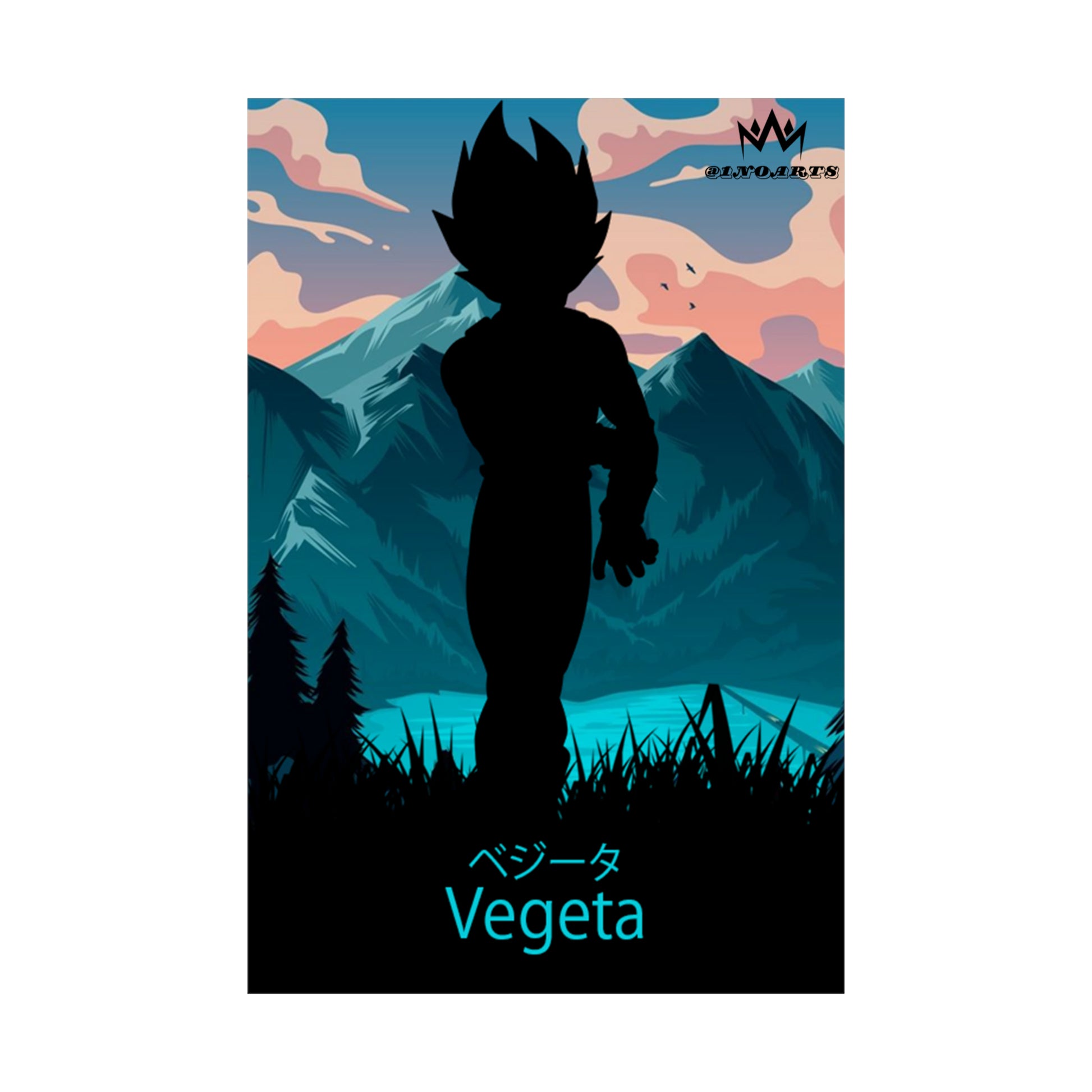 Vegeta Minimalist Poster #2 - Collective Prints