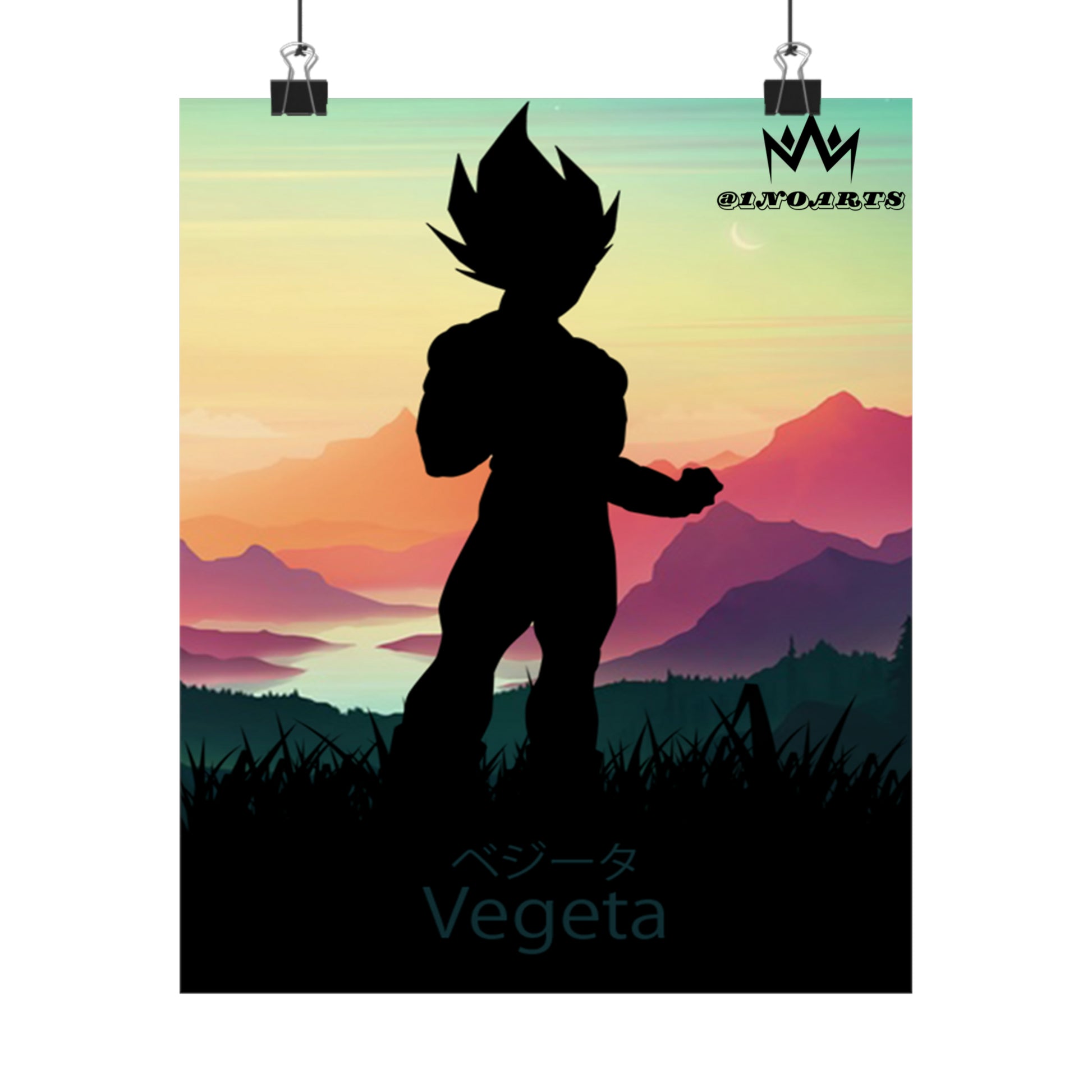 Vegeta Minimalist Poster #4 - Collective Prints