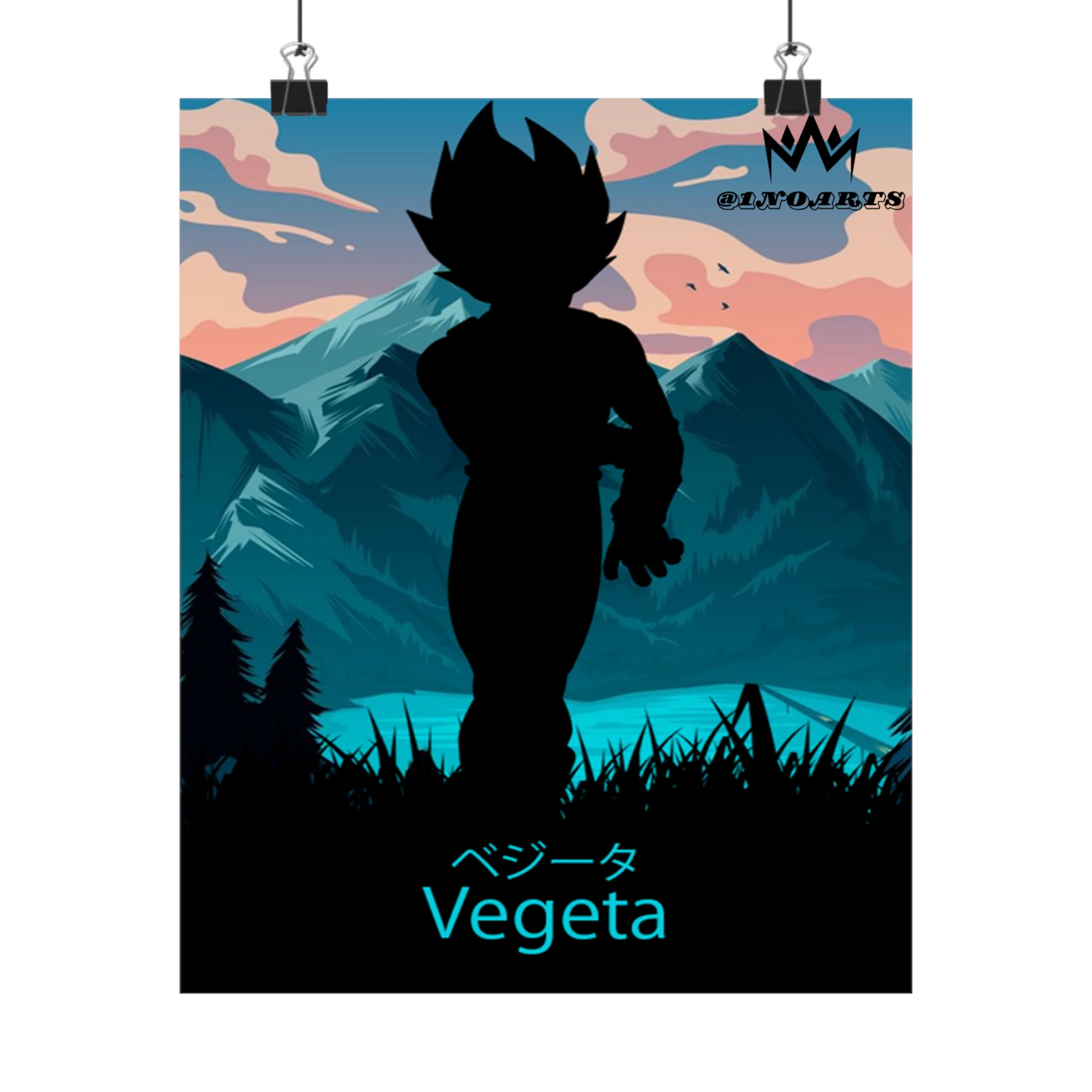 Vegeta Minimalist Poster #2 - Collective Prints