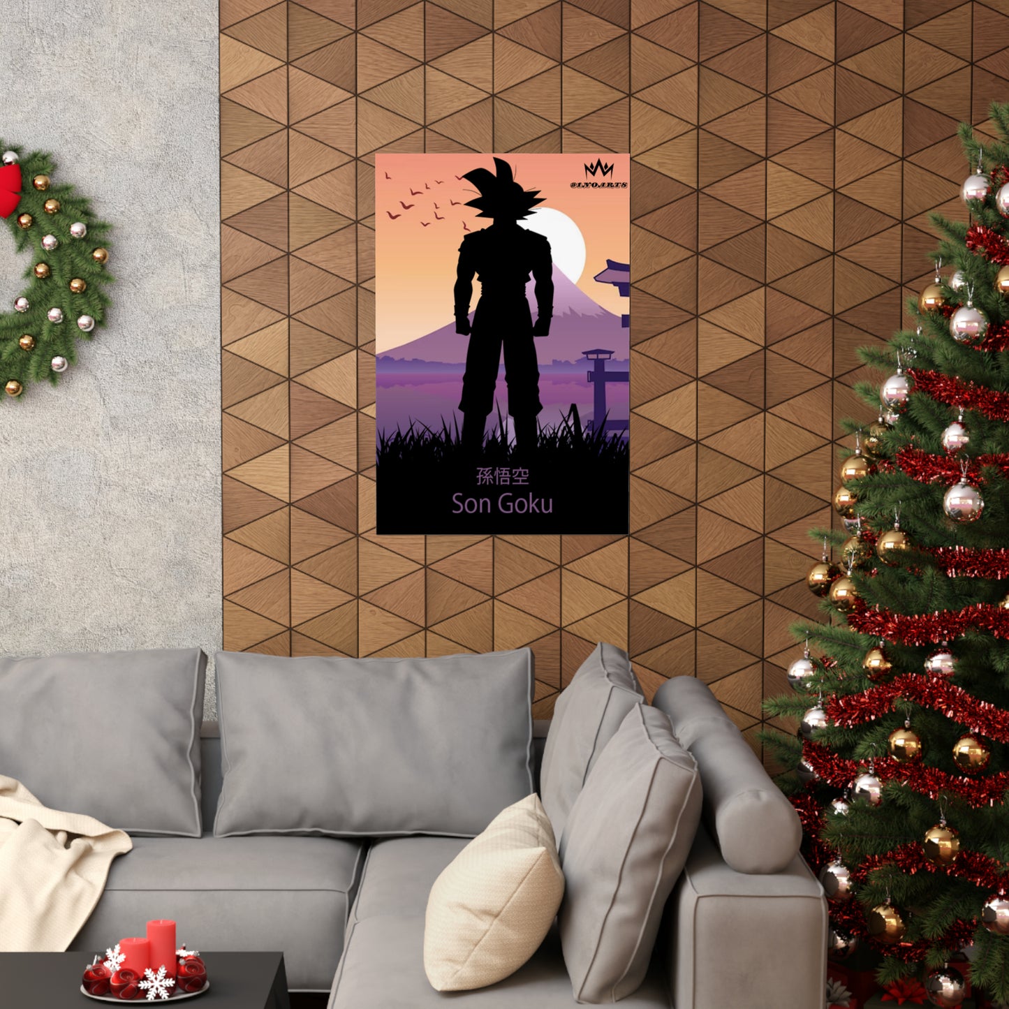 Son Goku Silhouette Poster #2 - Collective Prints