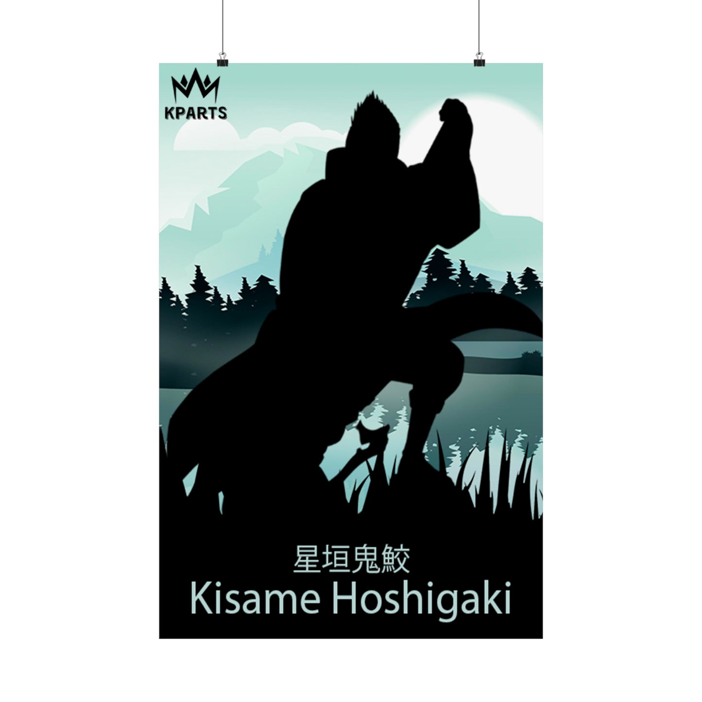 Kisame Hoshigaki Minimalist Poster #8 - Collective Prints