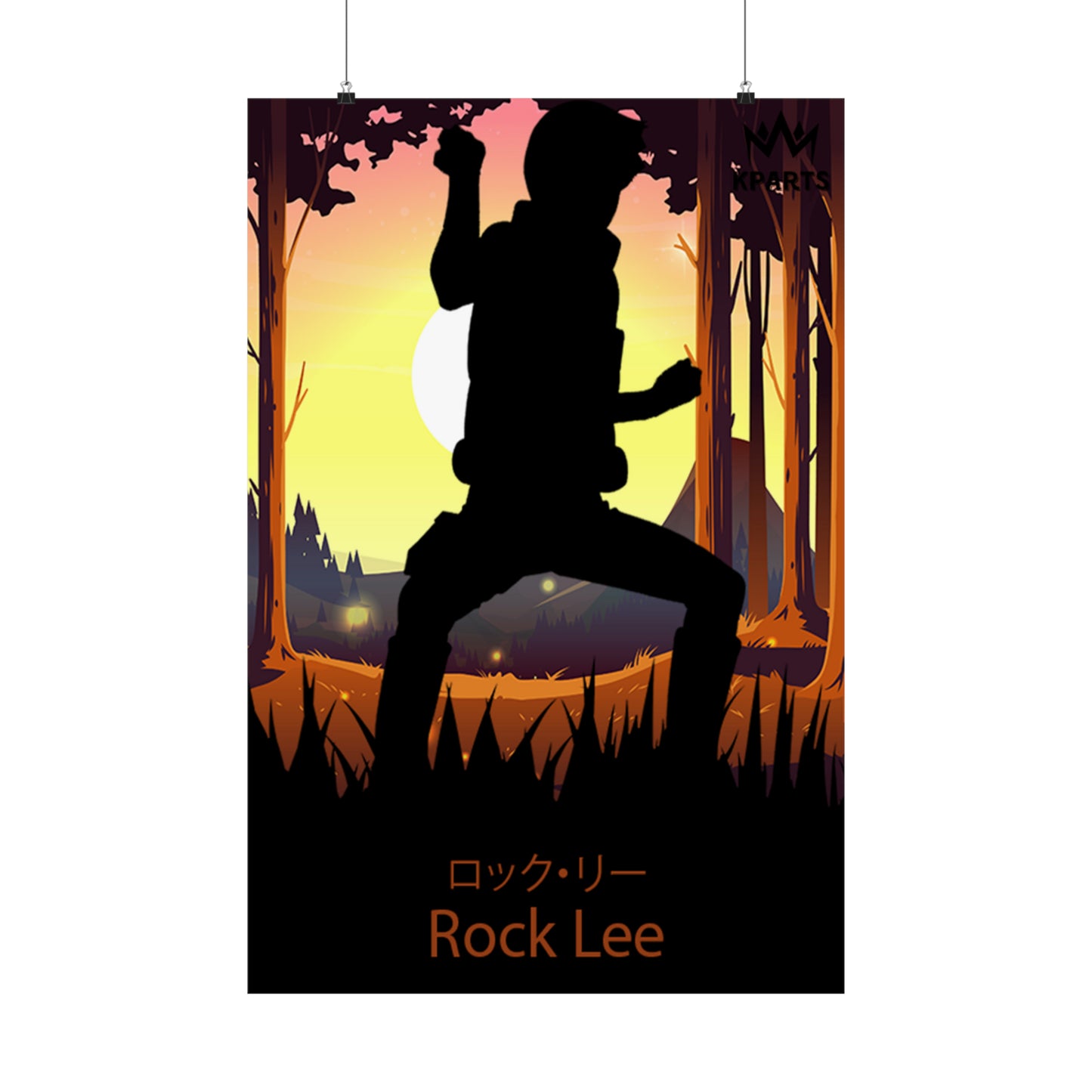 Rock Lee Minimalist Poster #5