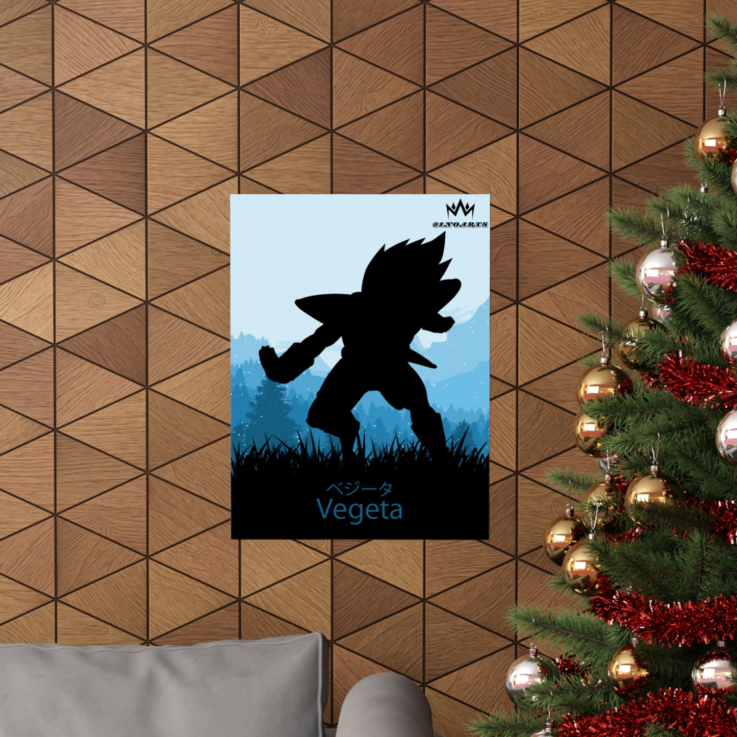 Vegeta Minimalist Poster #3 - Collective Prints