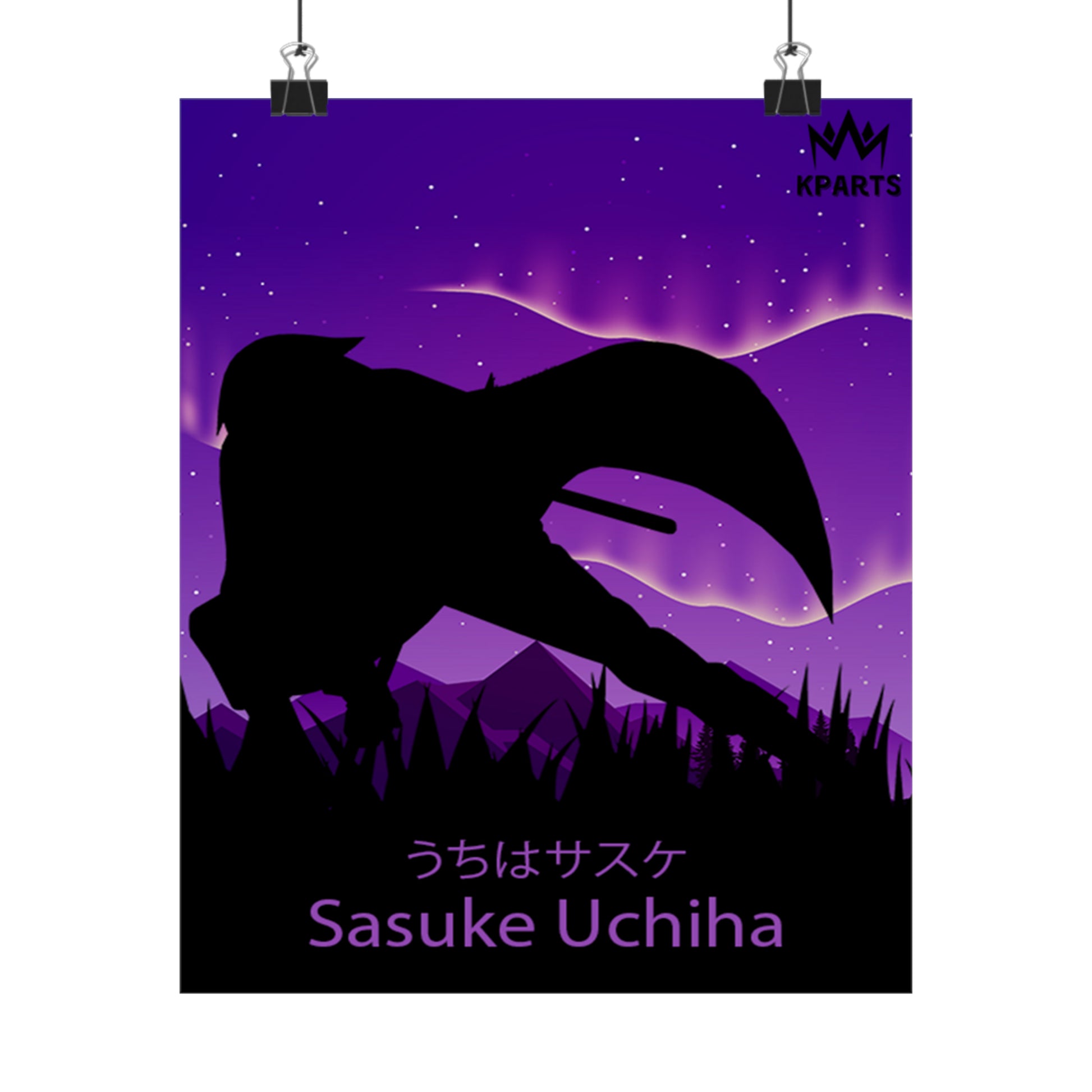 Sasuke Uchiha Minimalist Poster #2 - Collective Prints